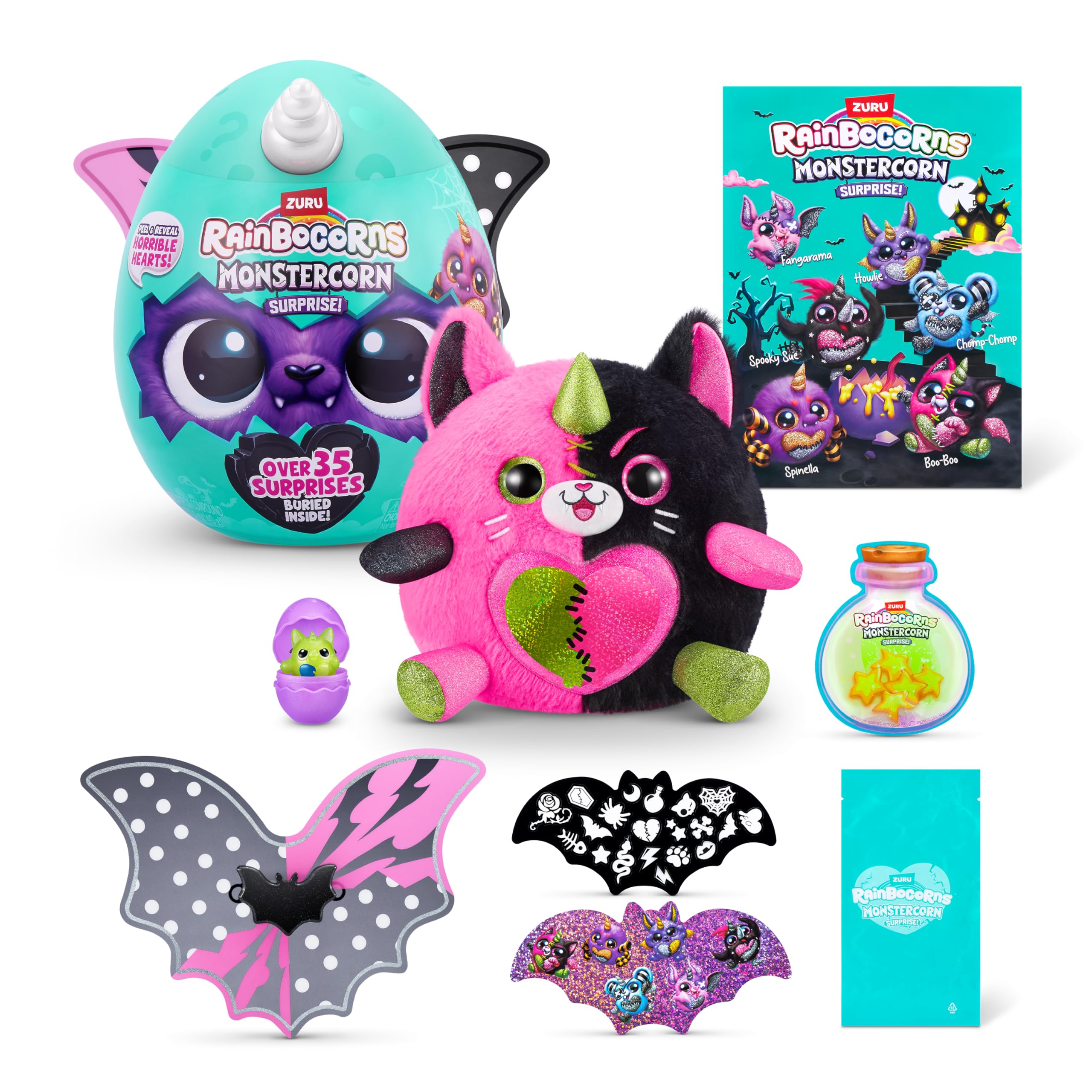 Rainbocorns Monstercorn Surprise Gatto peluche 35 sorprese