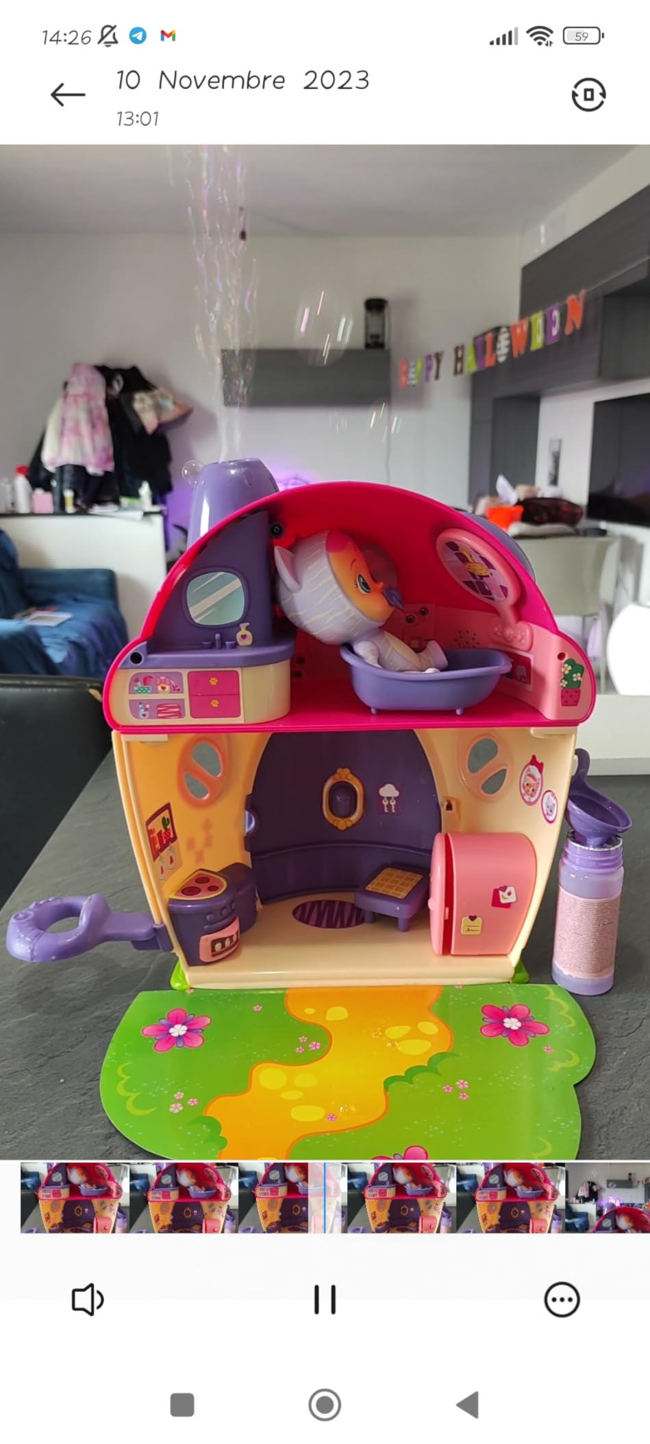 Cry Babies Magic Tears Casa Katie playset bambola 3 anni