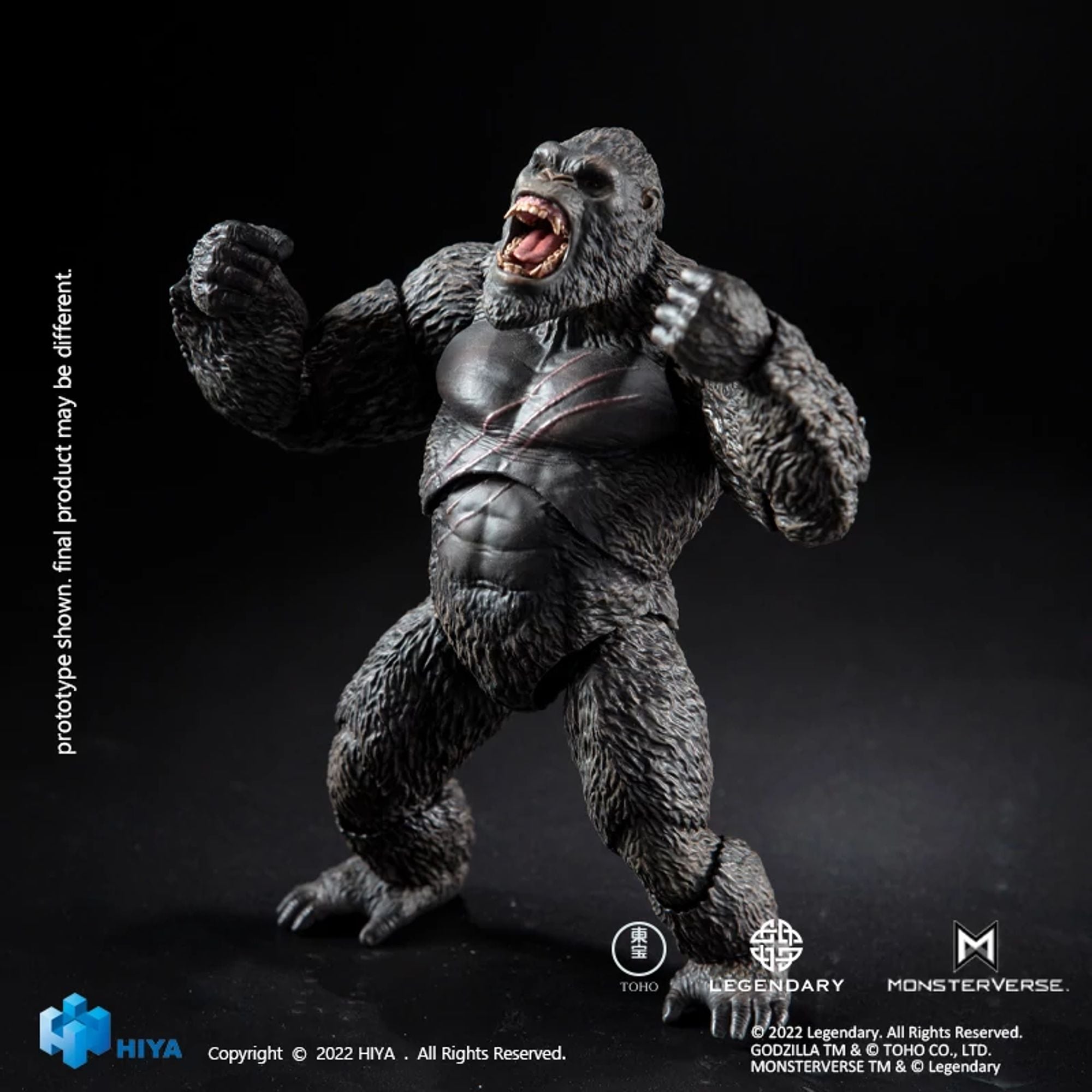 Hiya Toys Godzilla vs Kong Kong basic figure fantascienza