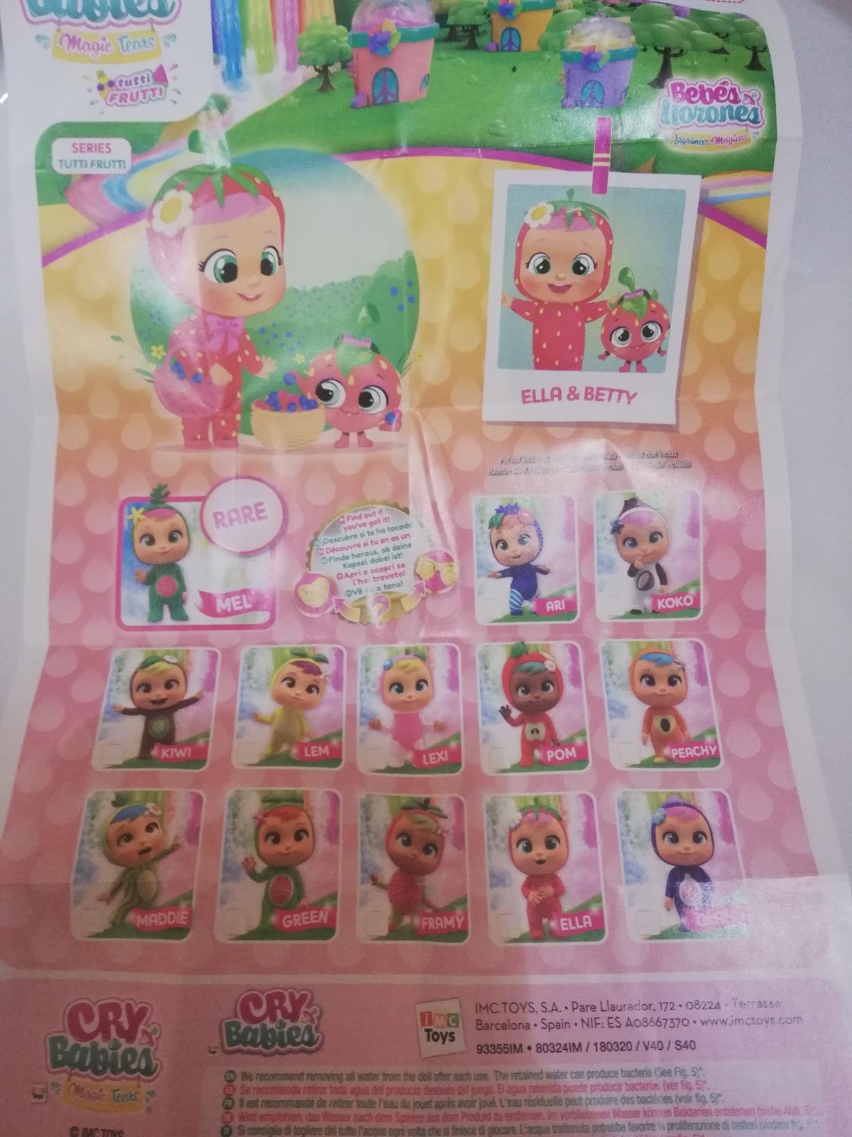 Cry Babies Tutti Frutti mini bambola casetta smoothie lacrime jelly