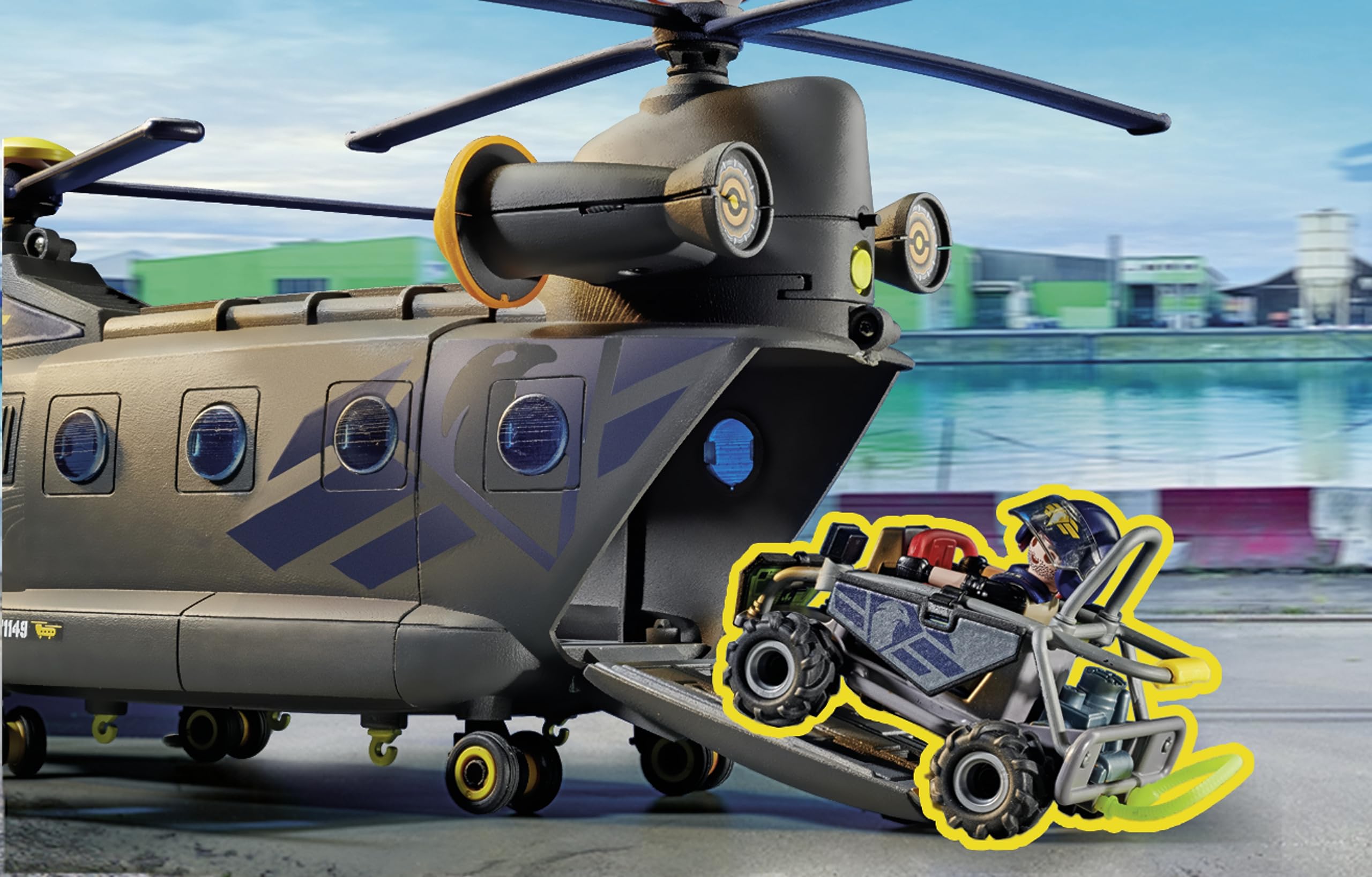 PLAYMOBIL 71149 City Action elicottero polizia unità speciale