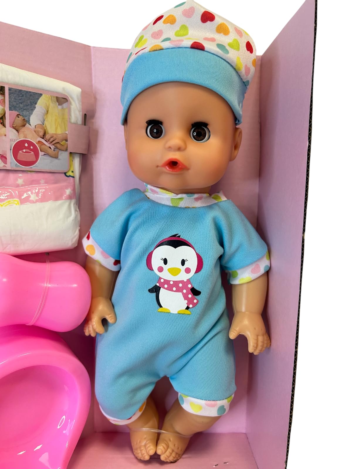 Cicciobello bambolotto 32 cm beve fa pipì con vasino