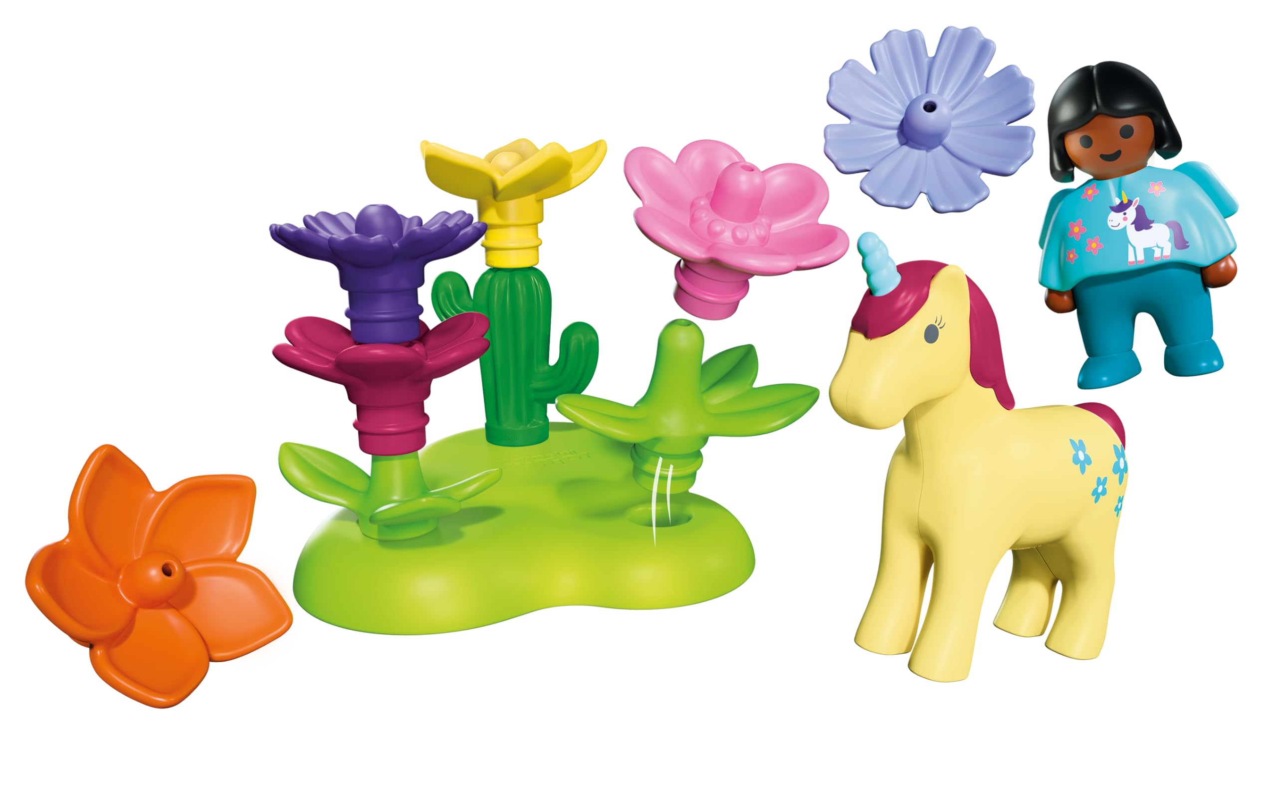 Playmobil Junior Giardino Fate Unicorno 72087 Fiori Impilabili
