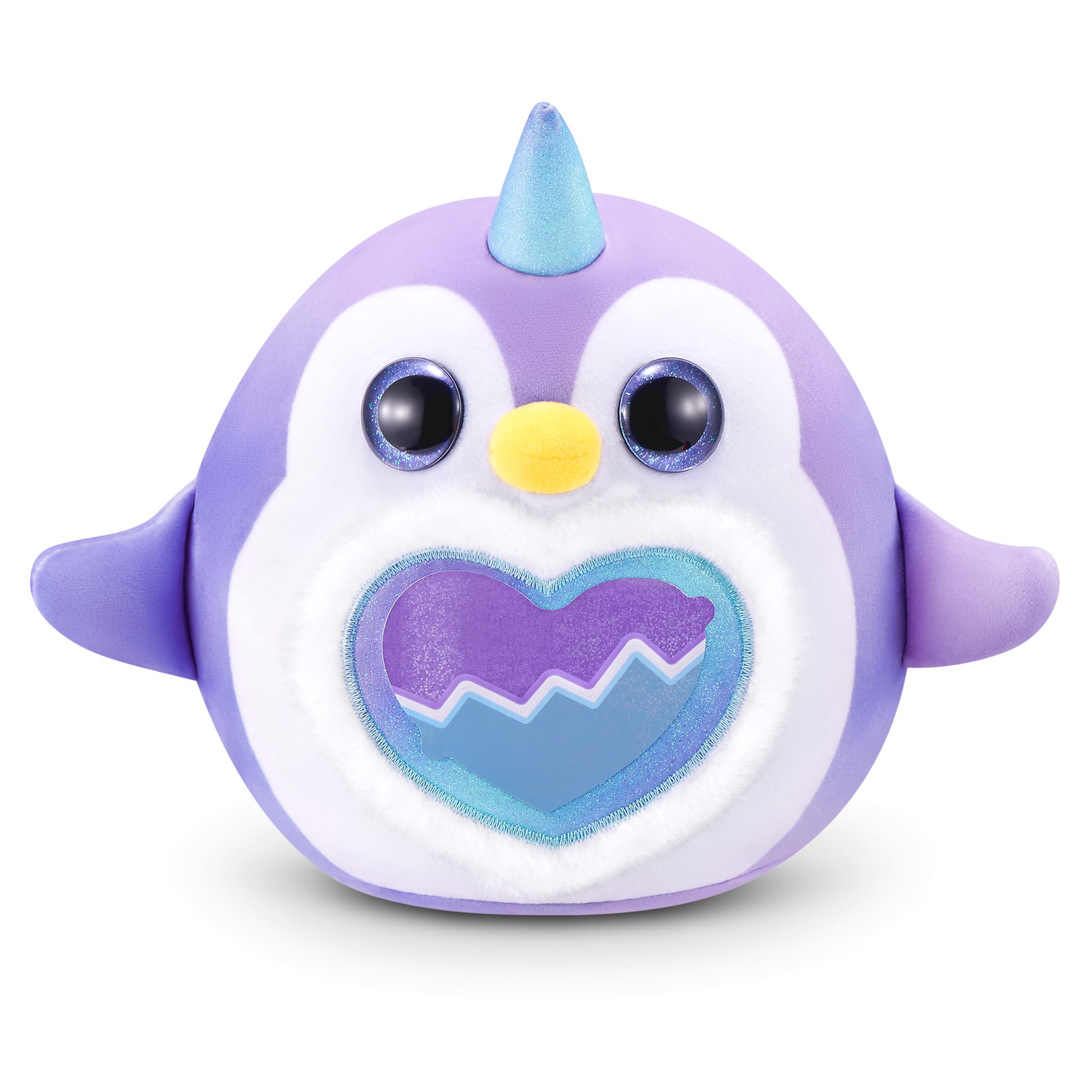 Rainbocorns Eggzania Frozencorn Peluche Blu Bianco Frostine