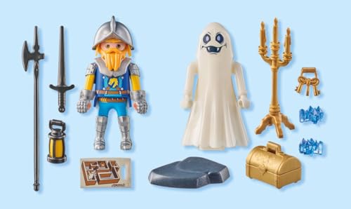 Playmobil Novelmore 71797 fantasma luminoso e cavaliere