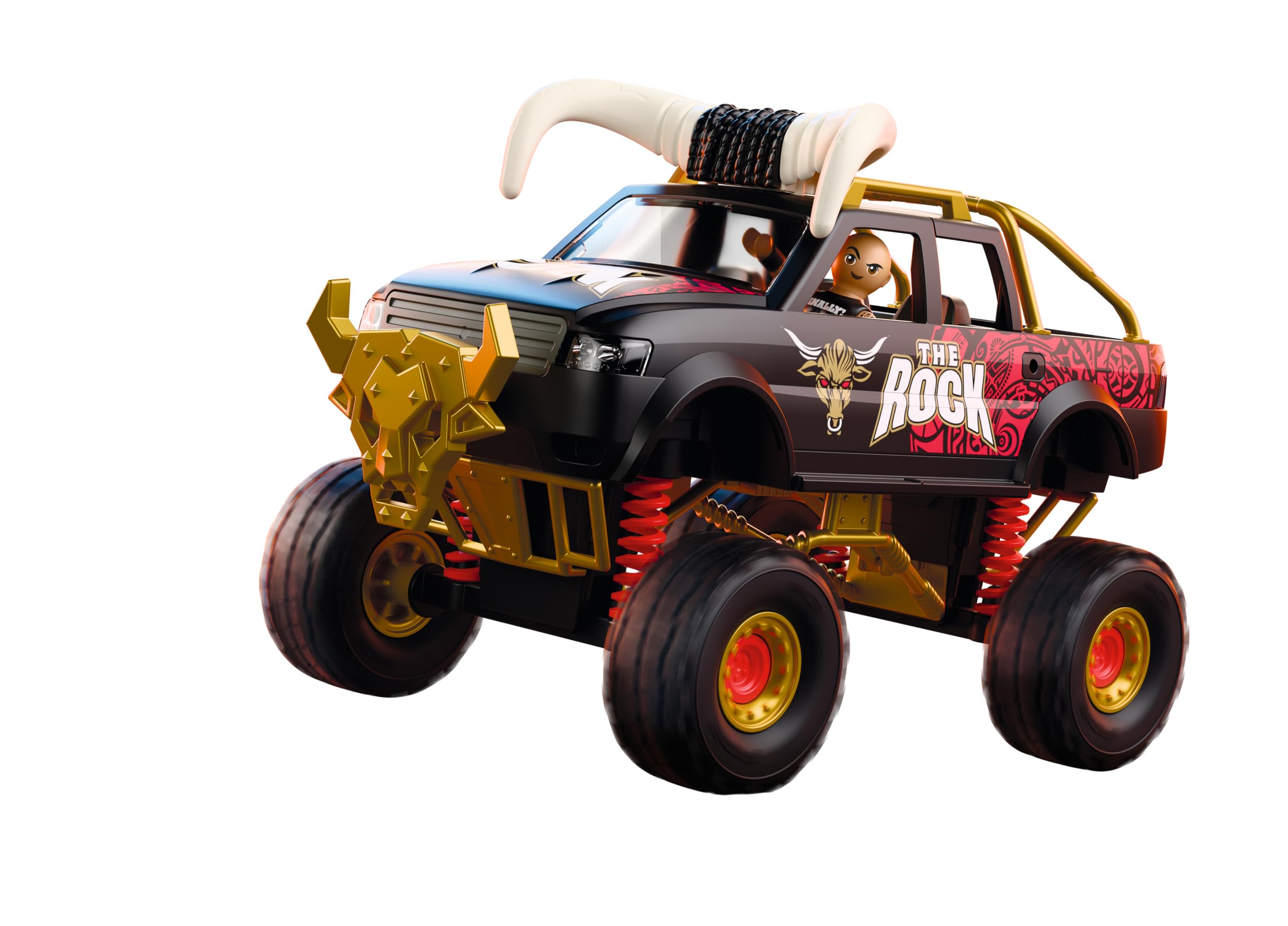 Playmobil WWE The Rock Monster Truck 71955 Sospensioni 5 Anni