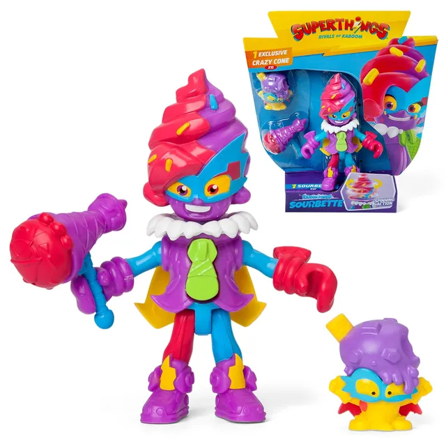 SuperThings Kazoom Kids Sourbette Figura Articolata Crazy Cone