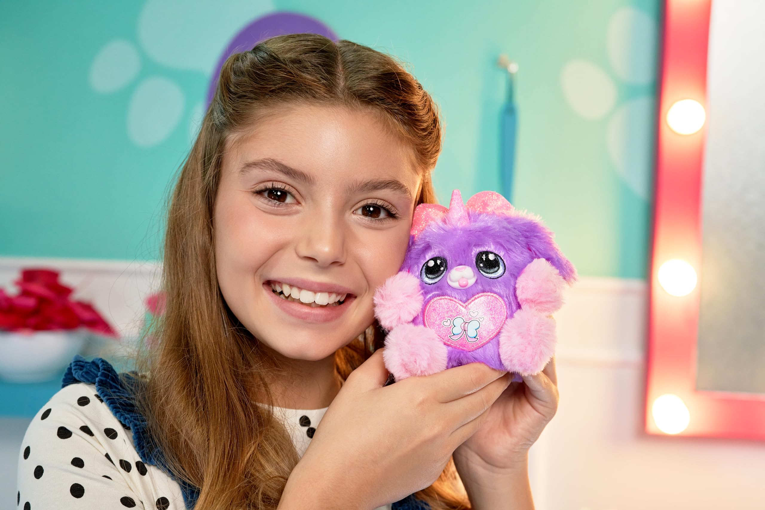 Rainbocorns Puppycorn Surprise Rufus Husky peluche 5 sorprese