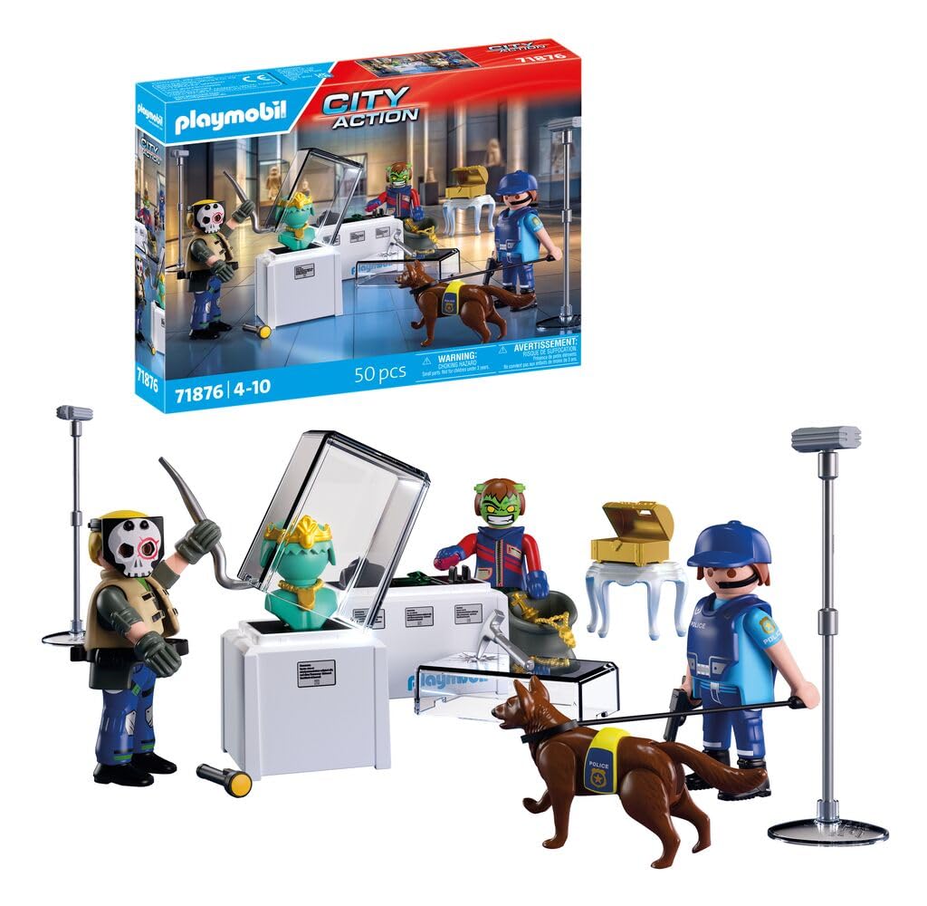 Playmobil City Action 6878 playset Blocco stradale 48 pezzi