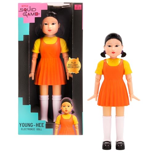 Imc Toys Squid Game Young-Hee bambola elettronica 29 cm sensori movimento