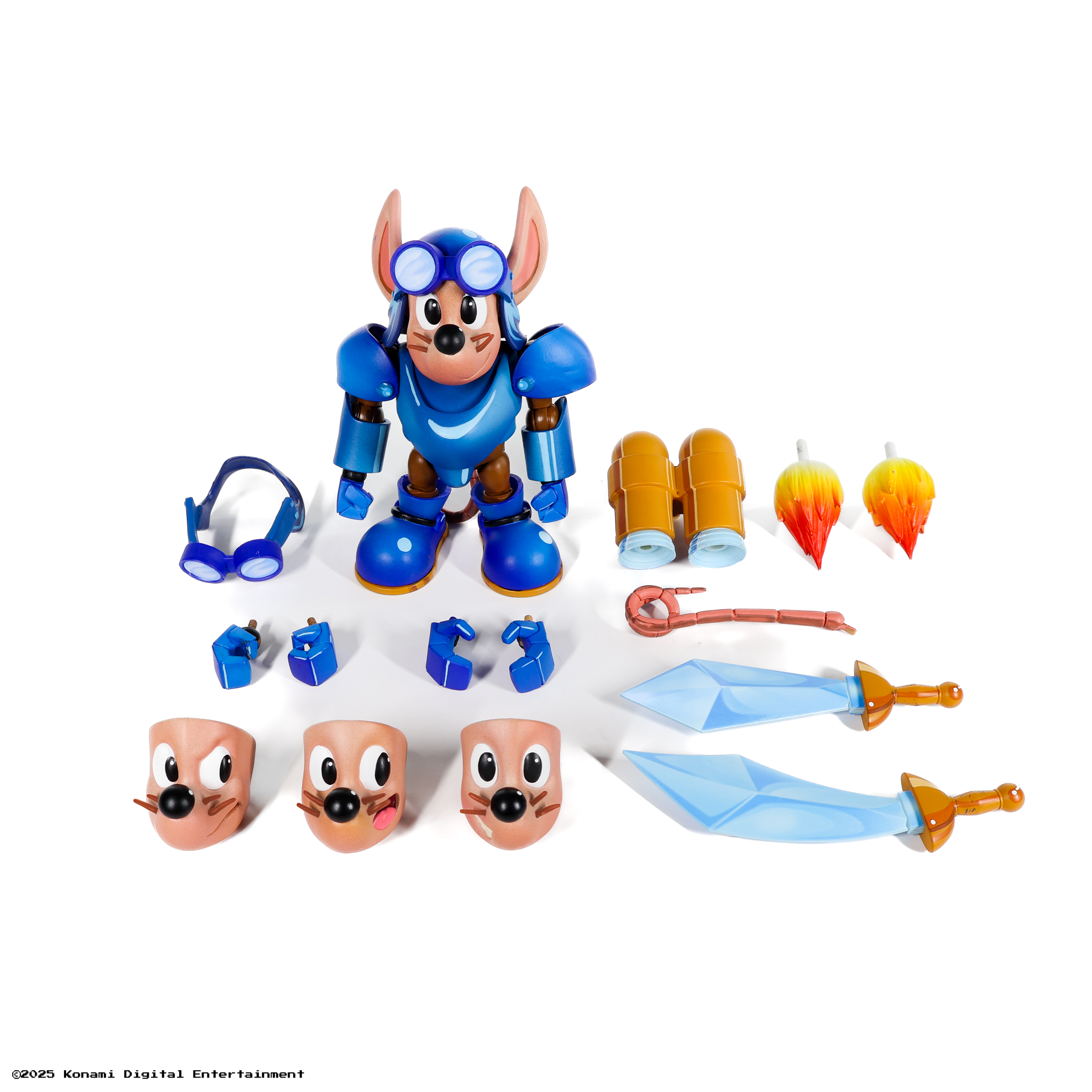 Premium DNA Rocket Knight Sparkster Signature 1/12 Action Figure