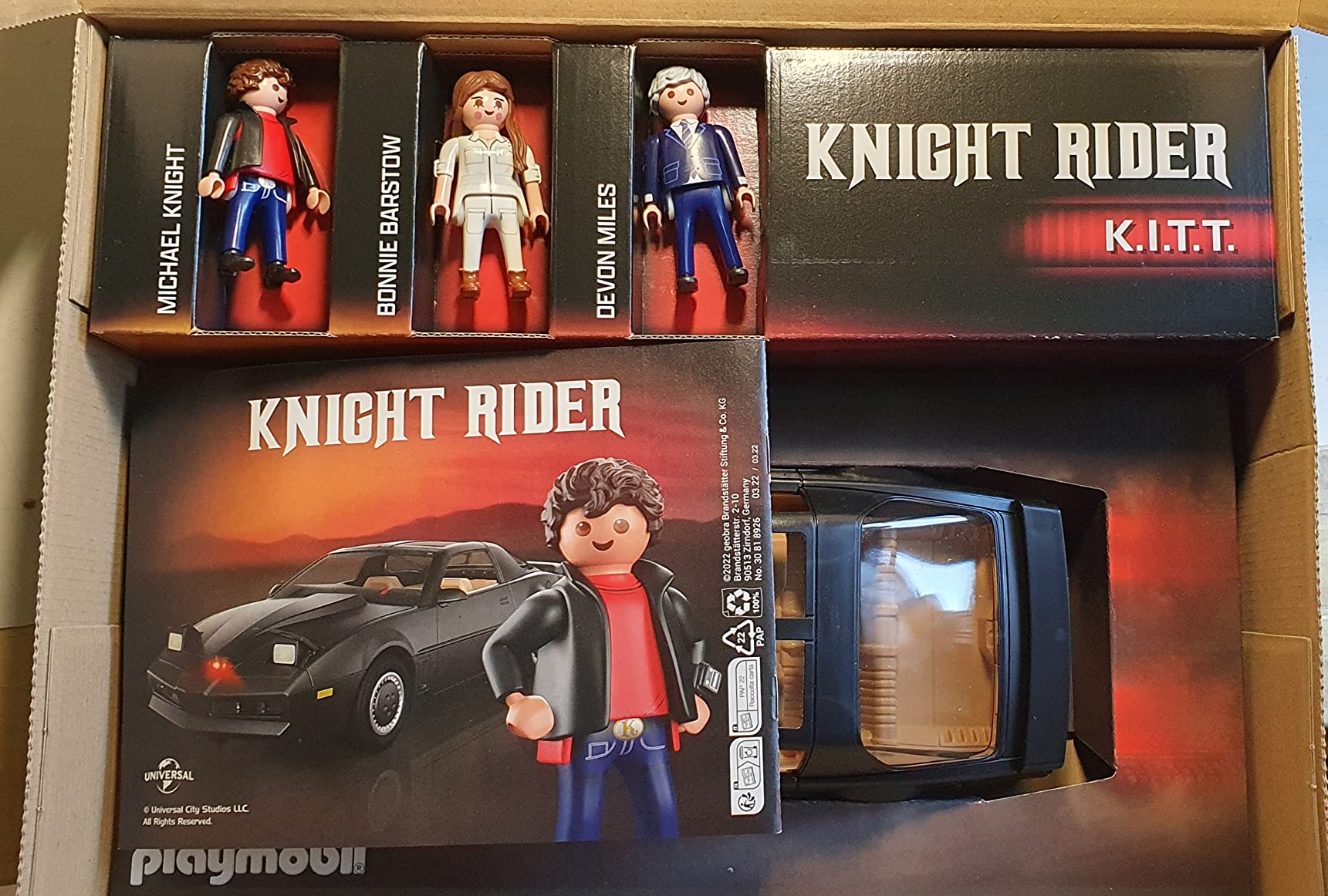 PLAYMOBIL Knight Rider 70924 K.I.T.T. auto luci e suoni