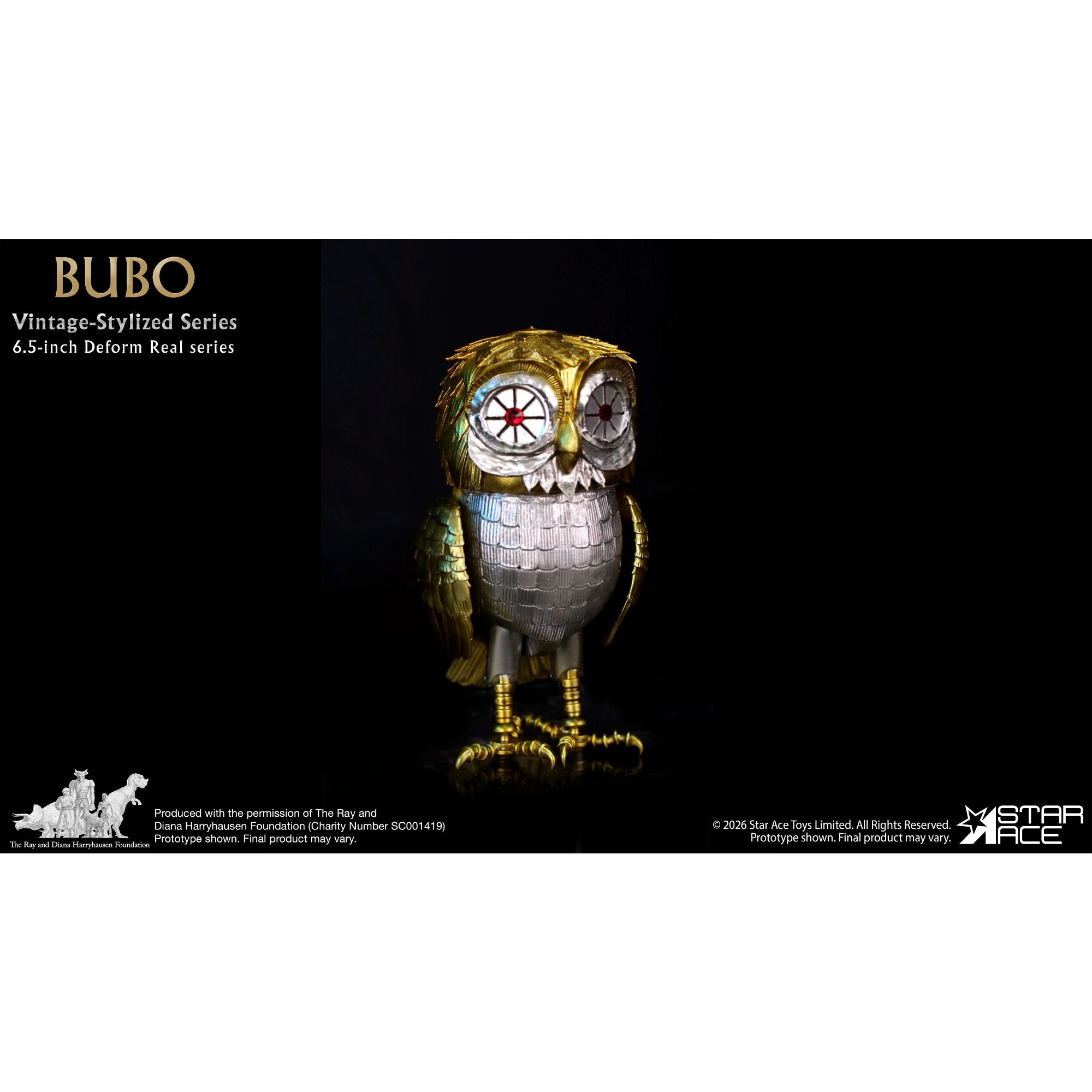 Star Ace DefoStyle Bubo figure in vinile Scontro tra Titani 16,5 cm