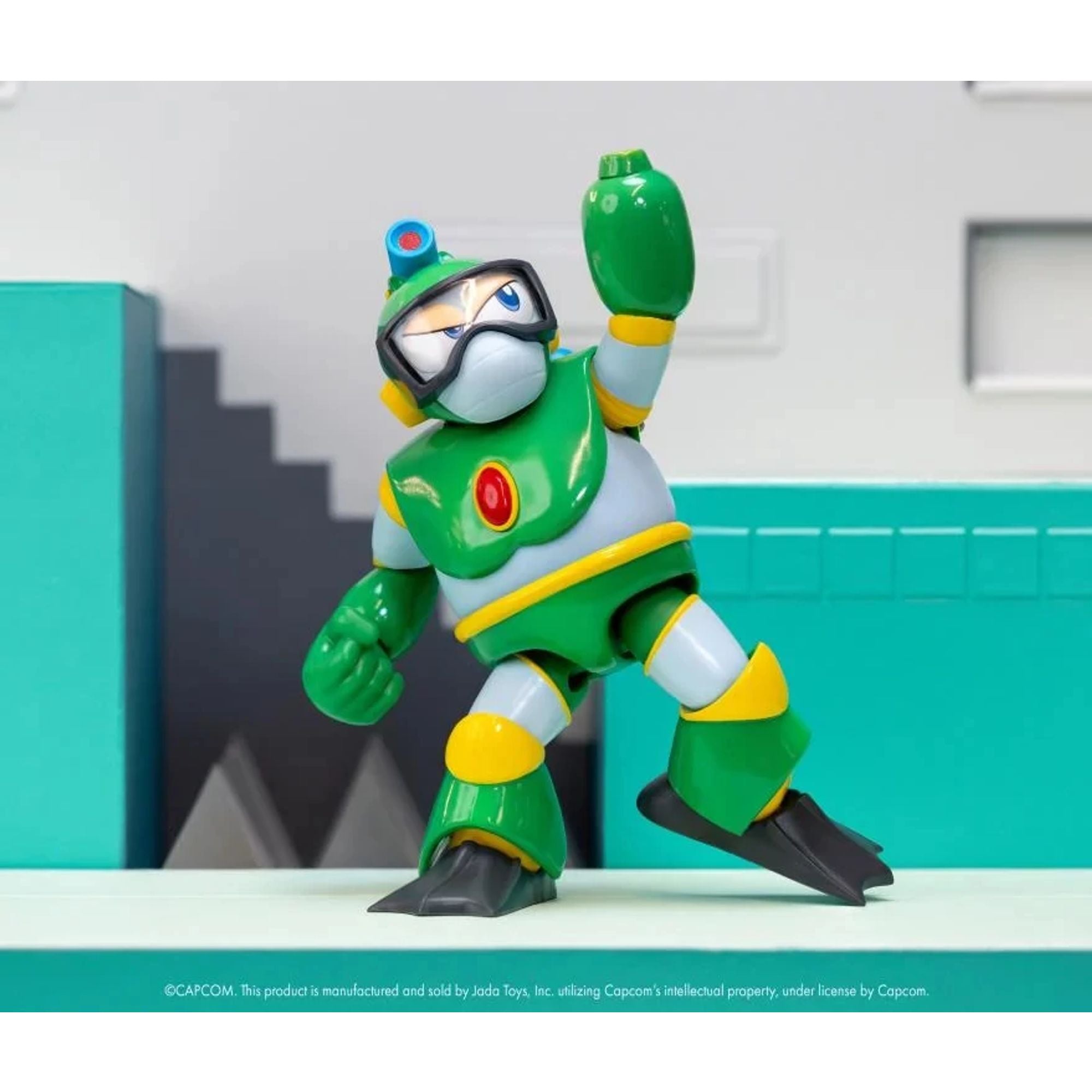 Jada Toys Mega Man Bubble Man action figure 1/12