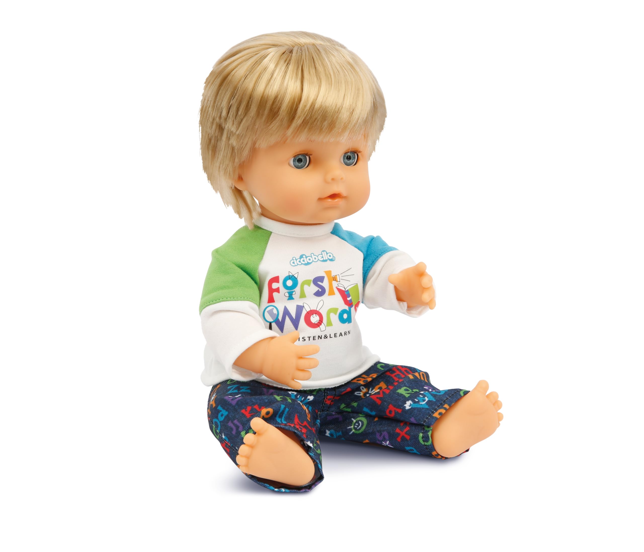 Cicciobello First Words Bambola Interattiva 30 cm con Libro