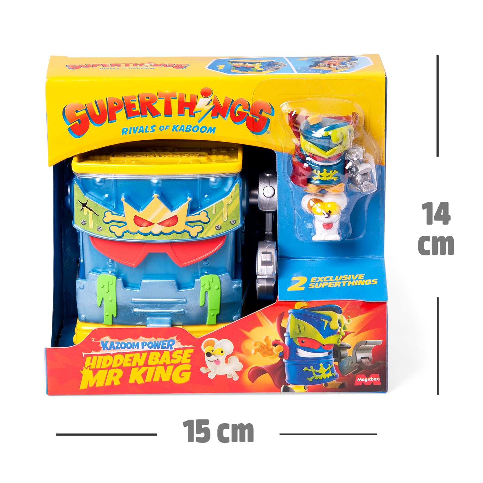Superthings Guardians of Kazoom Base Mr. King playset tana esclusiva