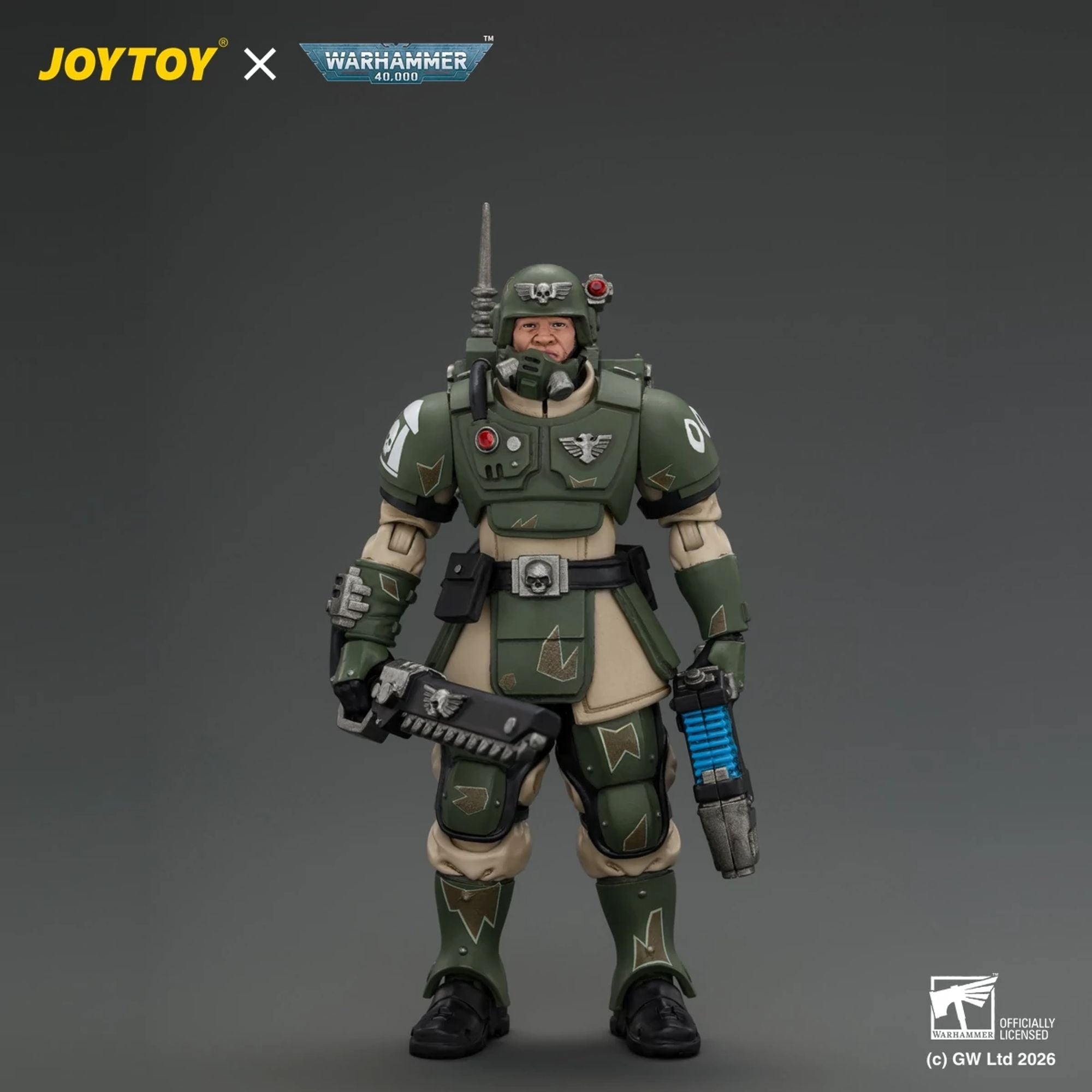 JoyToy Warhammer 40K Kasrkin Astra Militarum action figure