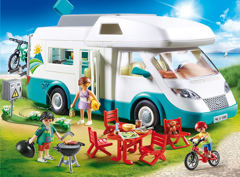 PLAYMOBIL My Life 70088 Camper con Famiglia in Vacanza 135 Pezzi