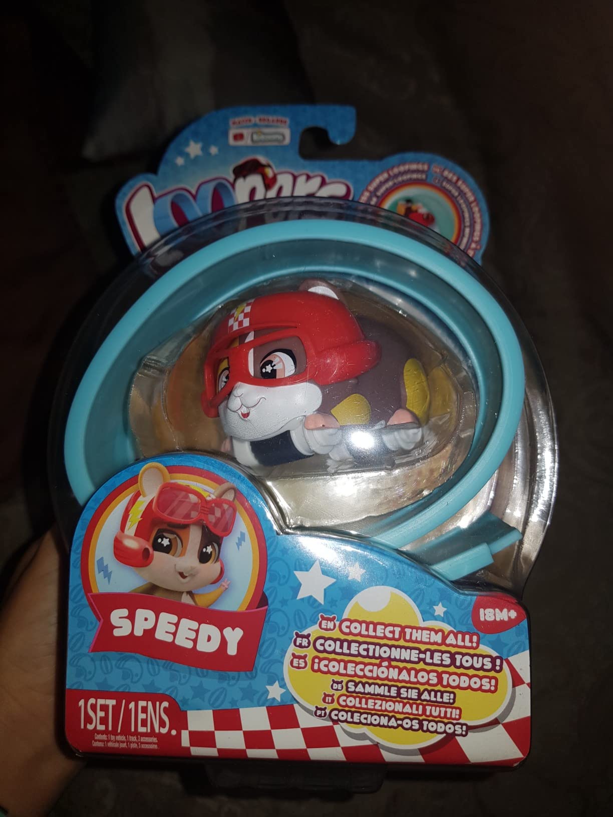 IMC Toys Loopers Hammies Speedy Criceto Interattivo Pista 3 Anni