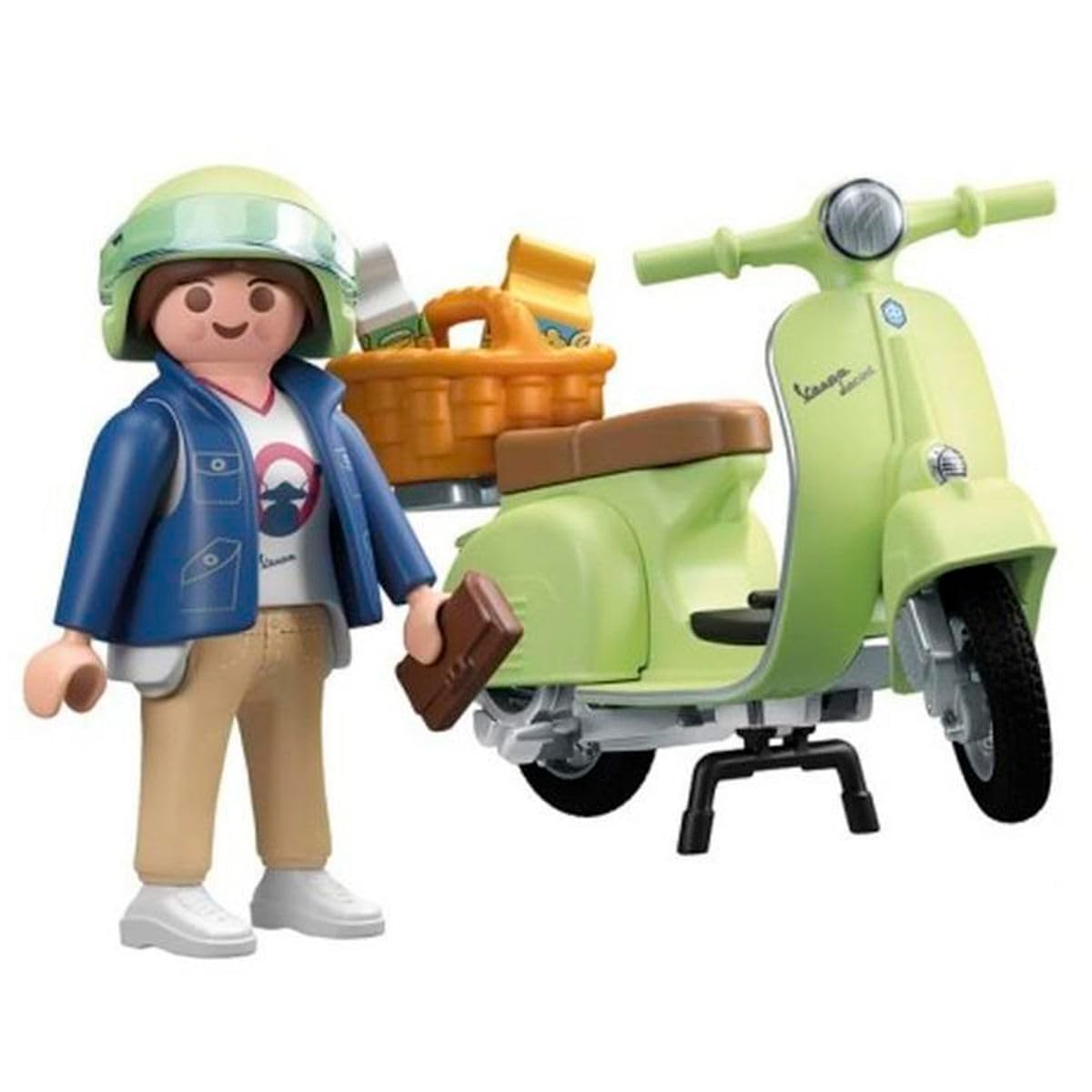 PLAYMOBIL Cars 71621 Vespa 150 Sprint Veloce verde modellino