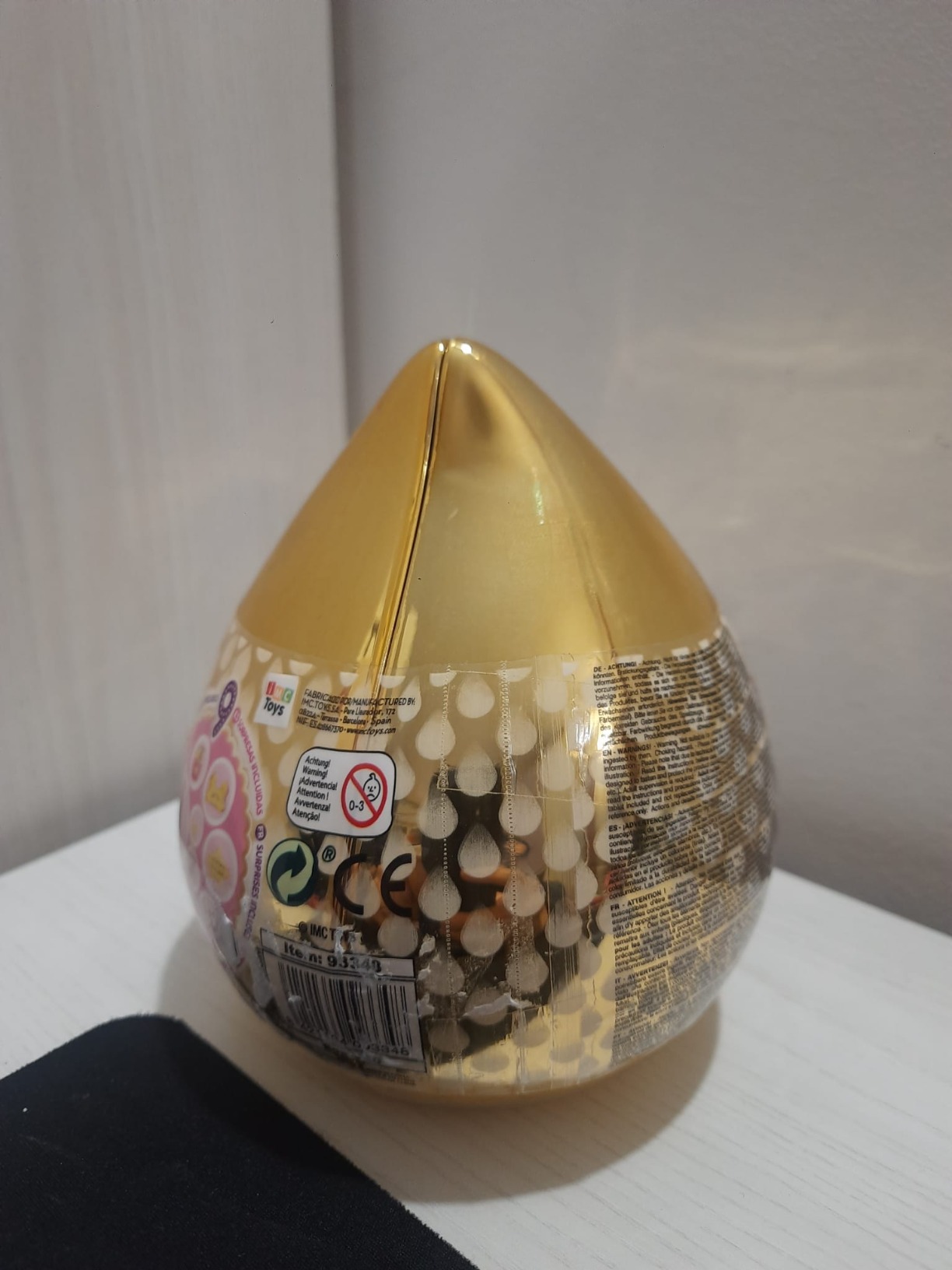 Cry Babies Magic Tears Golden mini bambola casetta oro 13 cm