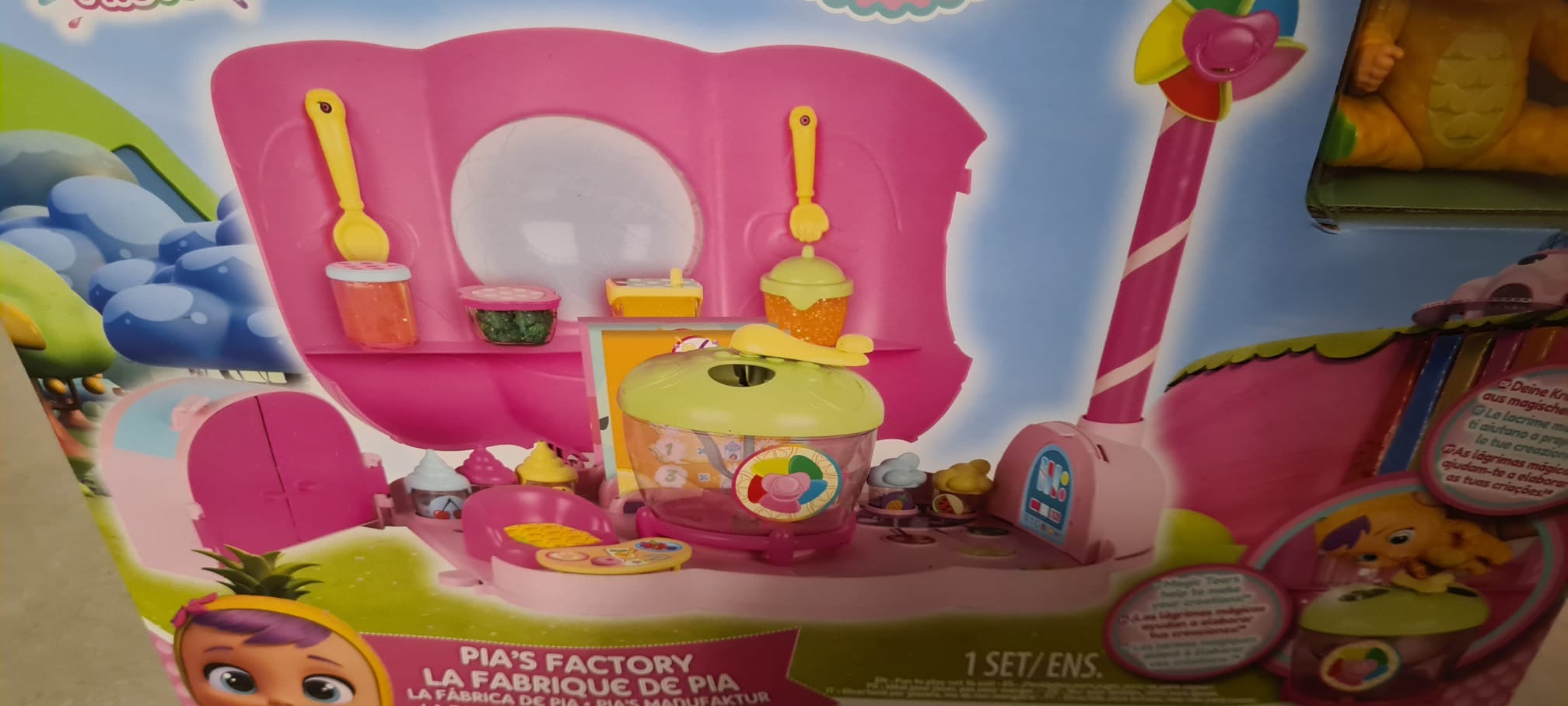Cry Babies Magic Tears Fabbrica di Pia playset con bambola