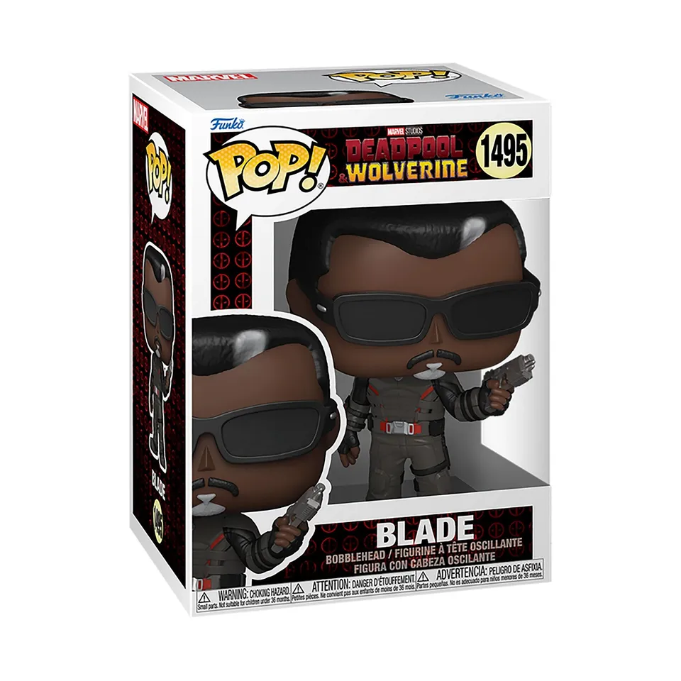 Funko Pop Marvel Blade Deadpool 3 figure vinile