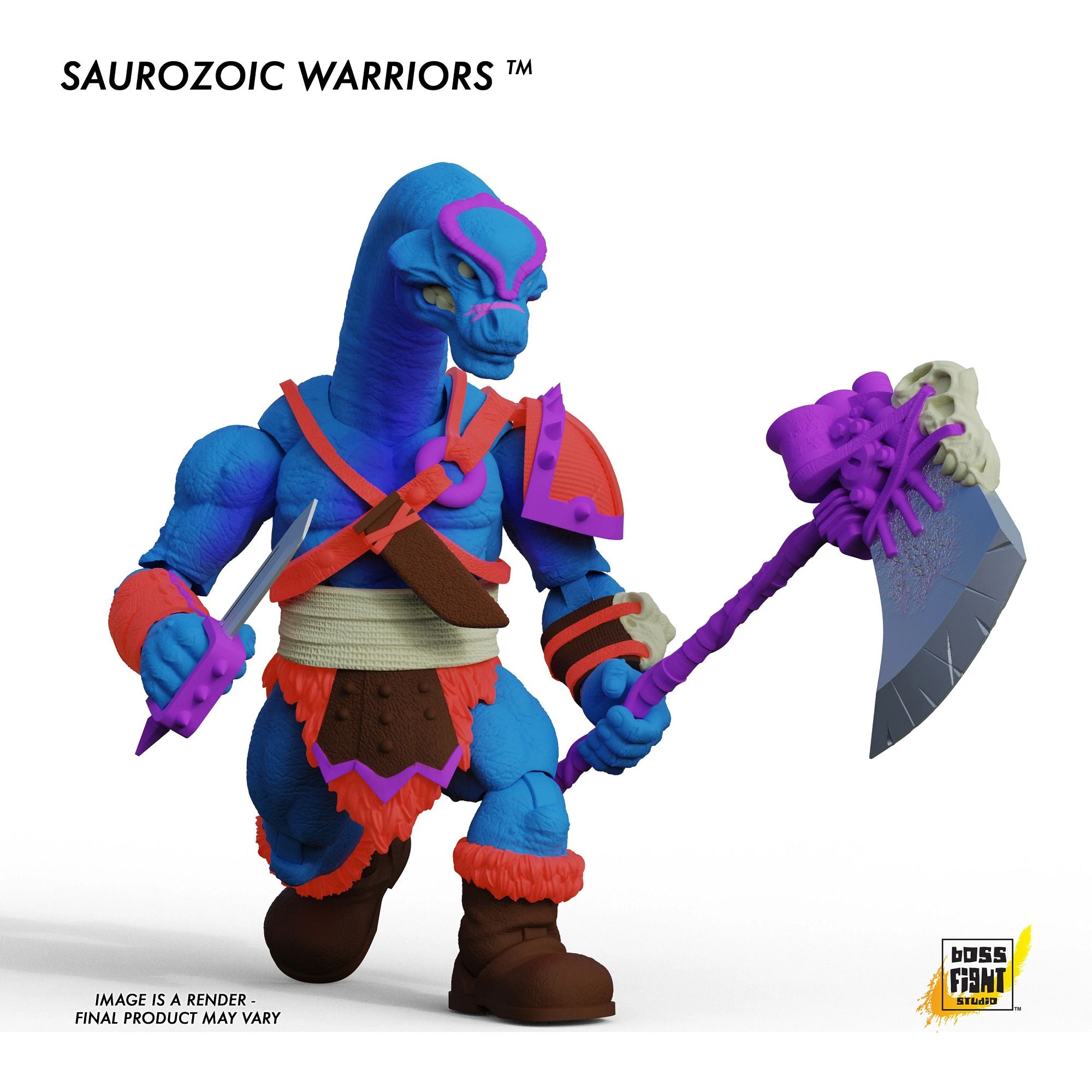 Boss Fight Studio Saurozoic Warriors Range Brakhion action figure
