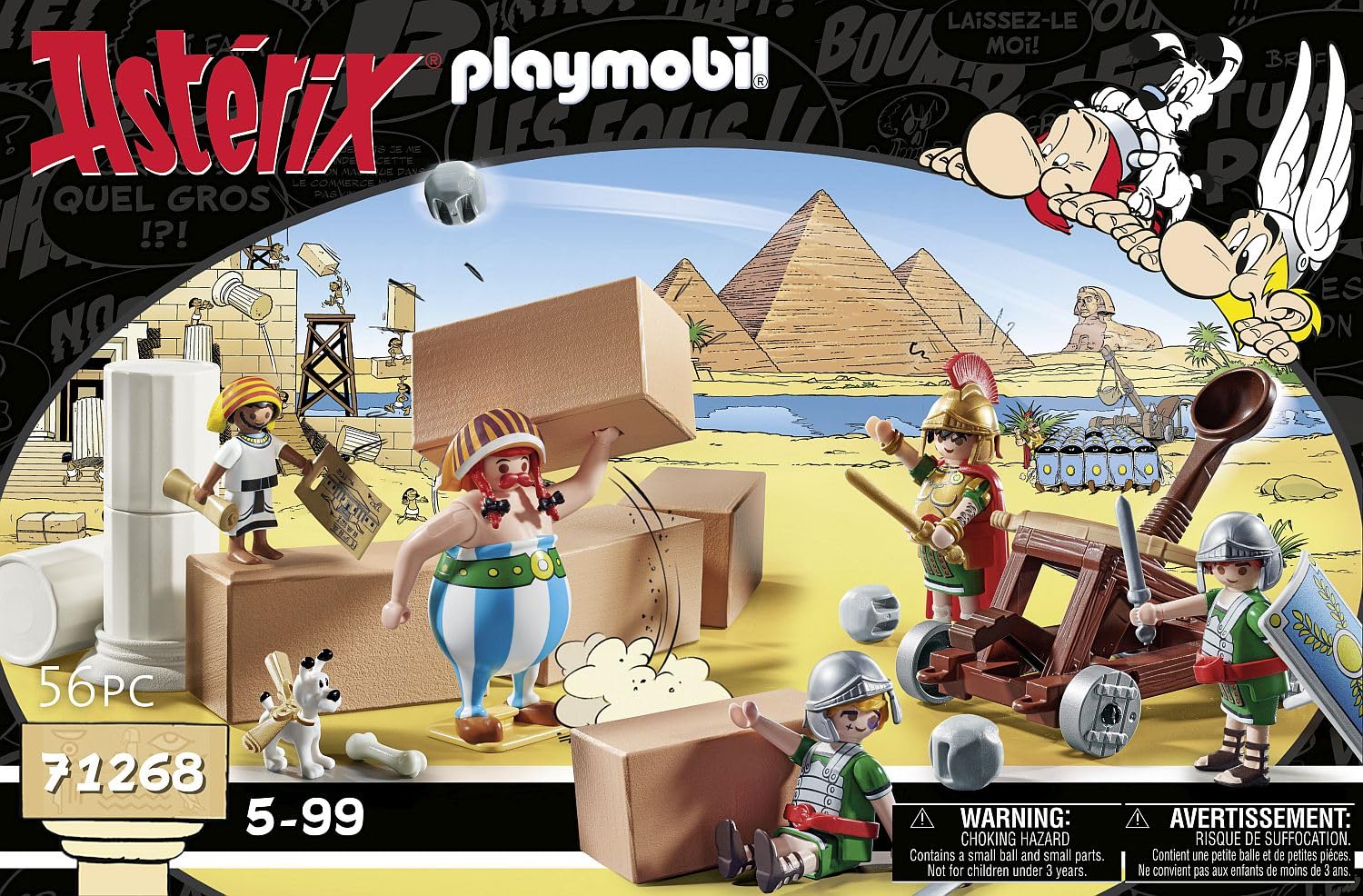 Playmobil Asterix 71268 Numerobis Battaglia Palazzo playset 56 pezzi