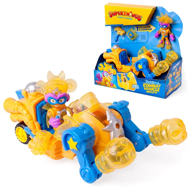 Superthings Guardians of Kazoom veicolo Kid Multy con pistola
