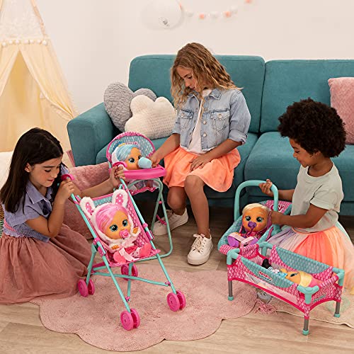 IMC Toys Cry Babies Passeggino Bambole Pieghevole Giocattolo