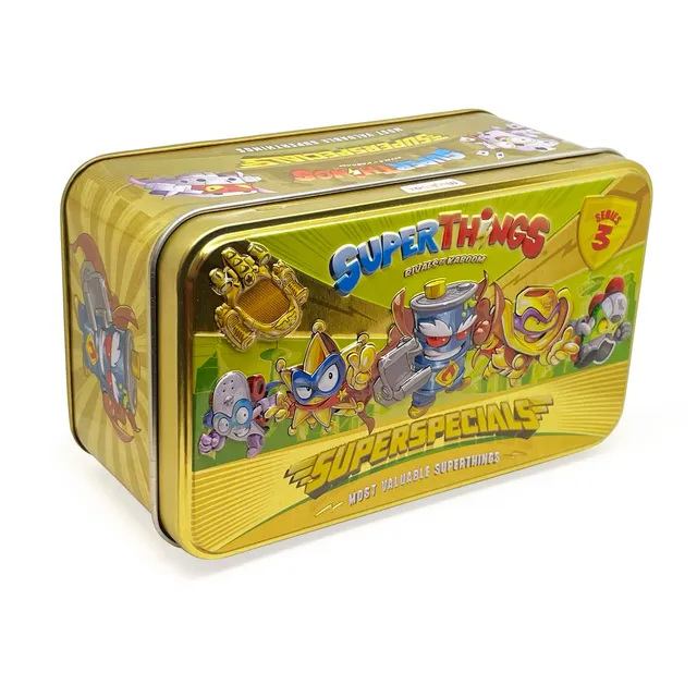 Superthings Series 3 Scatola Latta Gold figure Mr. King