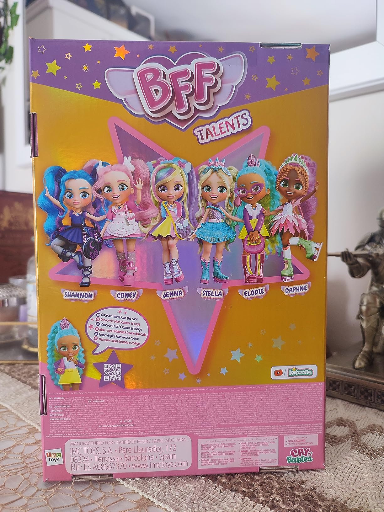BFF by Cry Babies S3 Stella Bambola Fashion 20 cm Chitarra