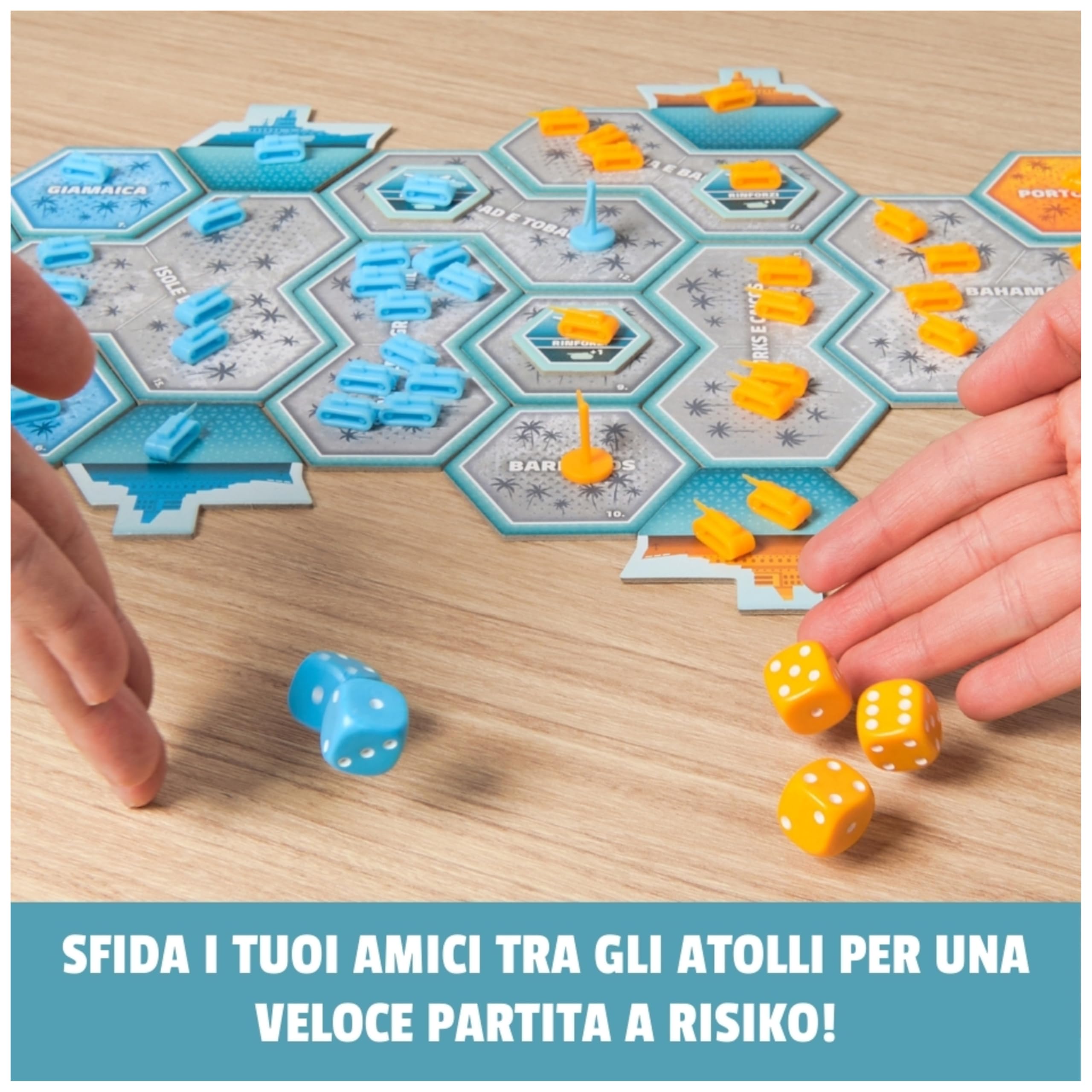 Risiko Oceano gioco da tavolo strategia 2 giocatori 8+