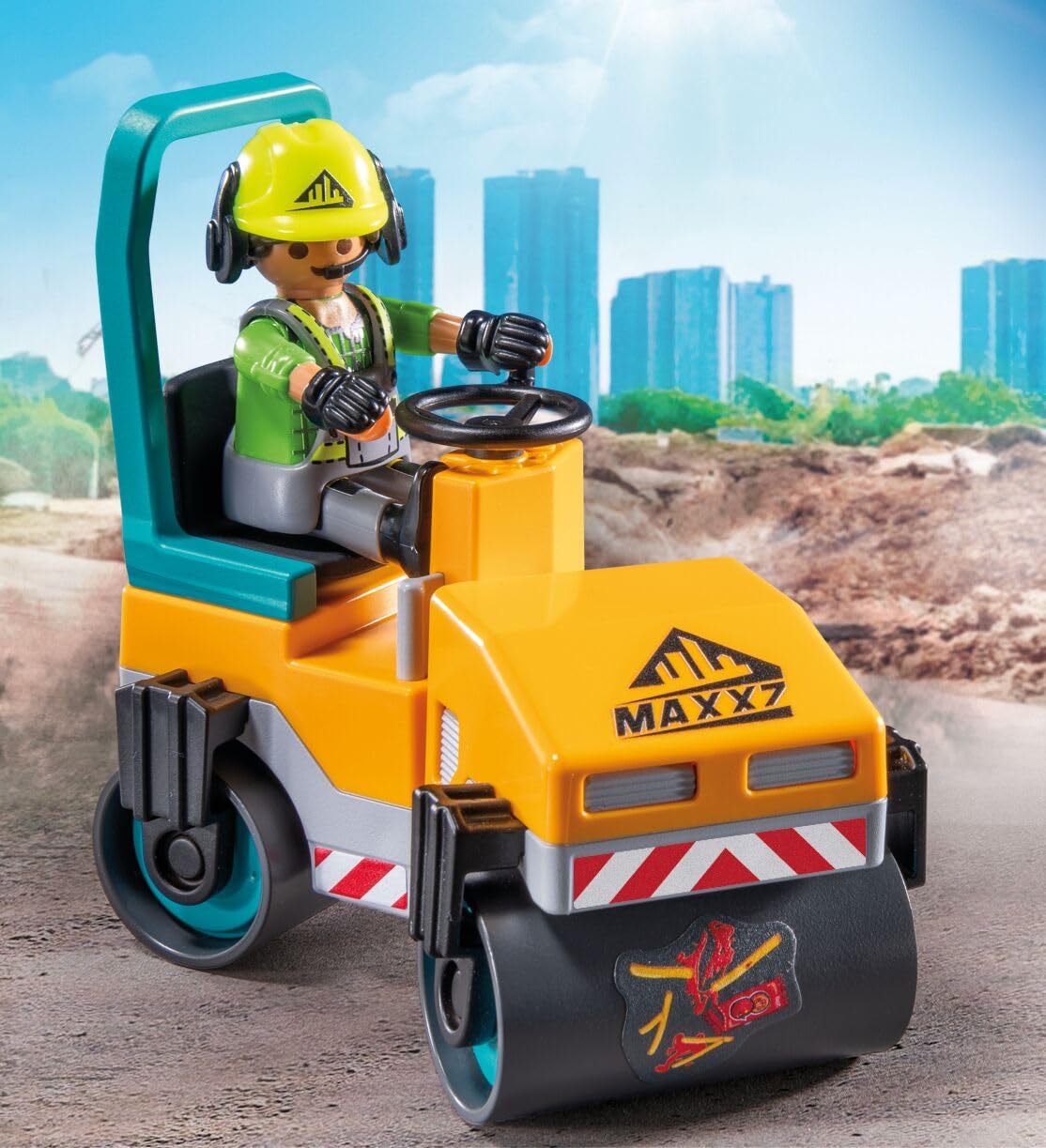 Playmobil Action Heroes 71751 cantiere stradale giocattolo