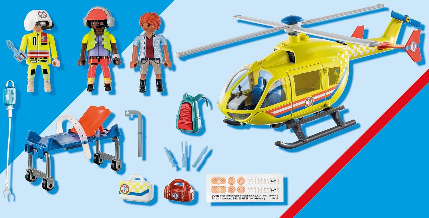 PLAYMOBIL City Life 71203 elicottero soccorso 48 pezzi