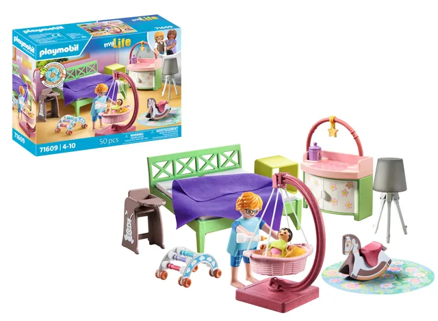 PLAYMOBIL My Life 71609 Cameretta neonato playset 50 pezzi