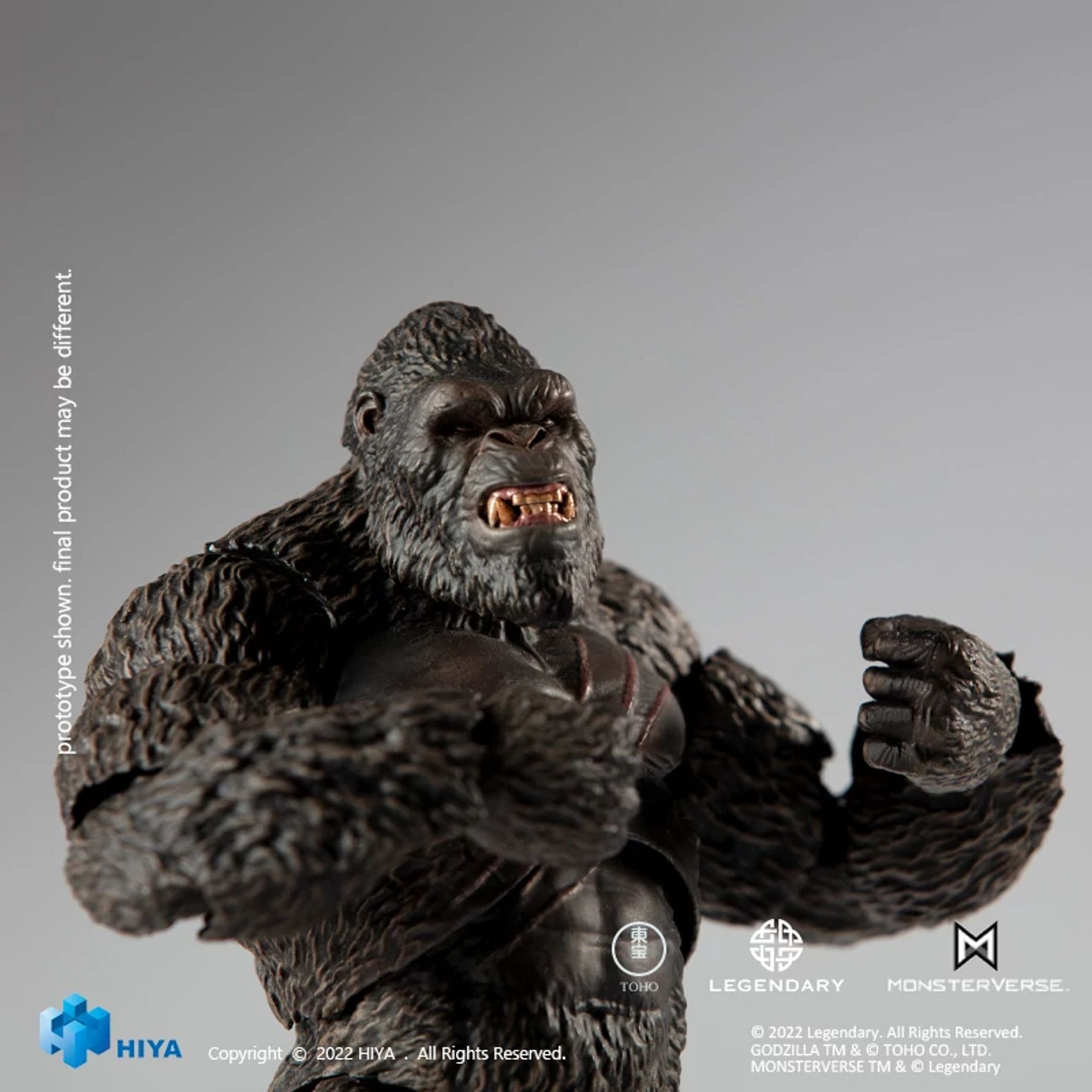 Hiya Toys Godzilla vs Kong Kong basic figure fantascienza
