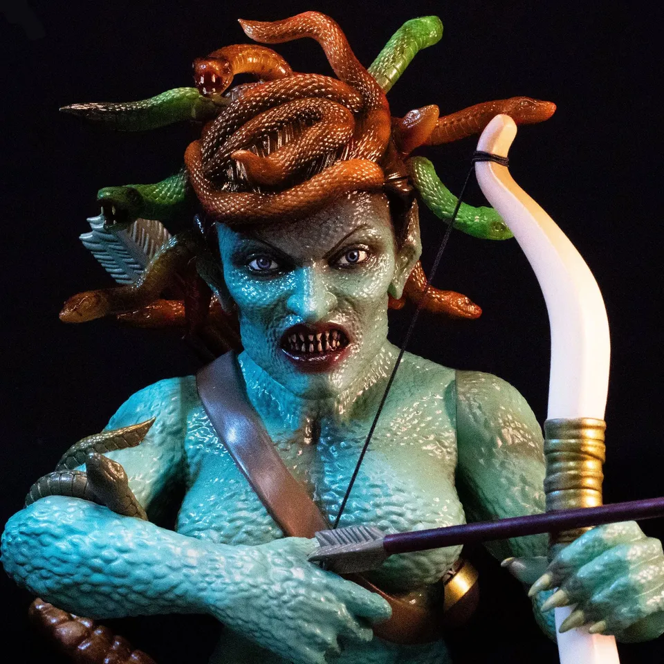 Star Ace Medusa soft vinyl figure vintage 25 cm