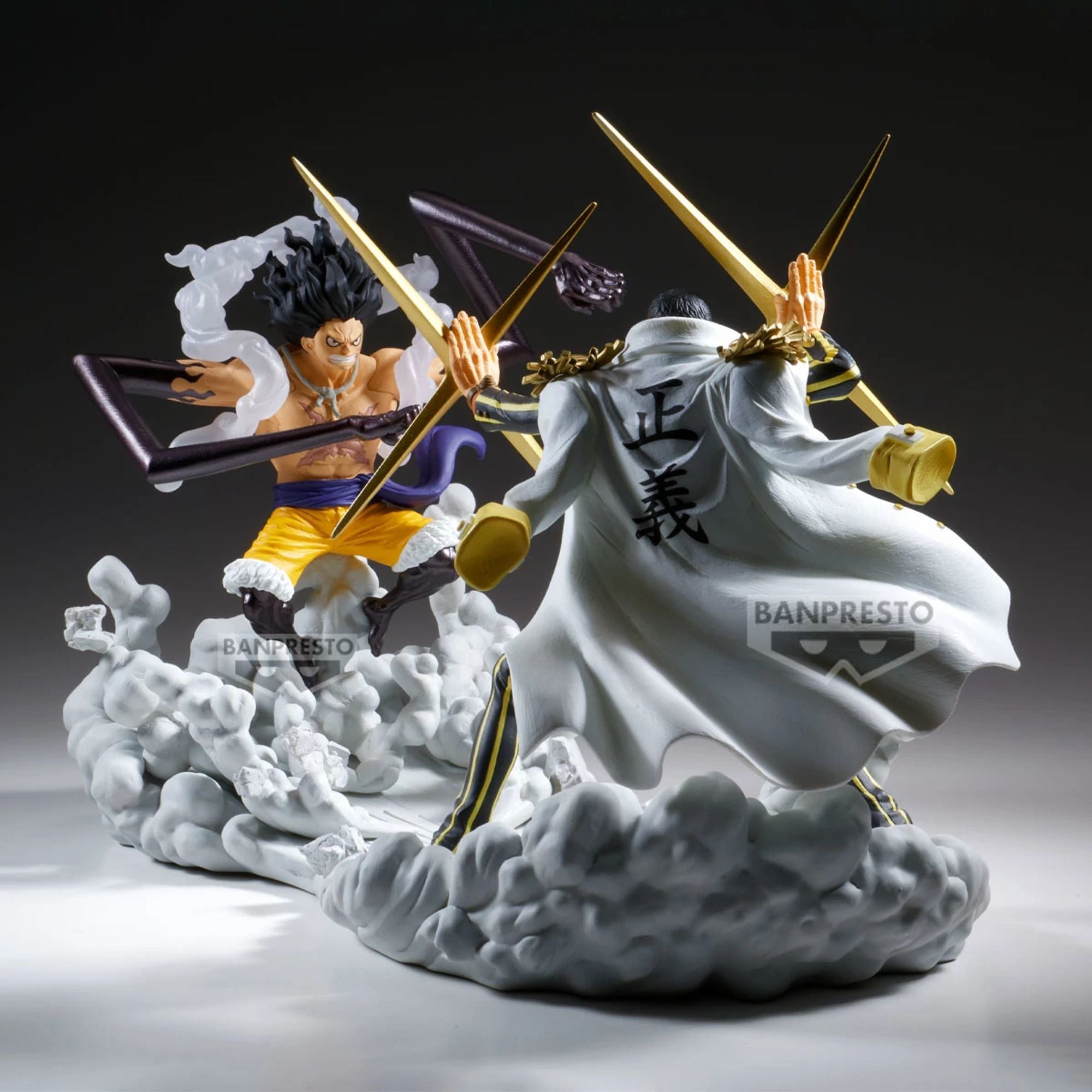 Banpresto One Piece Senkozekkei Luffy Gear 5 statua 19 cm