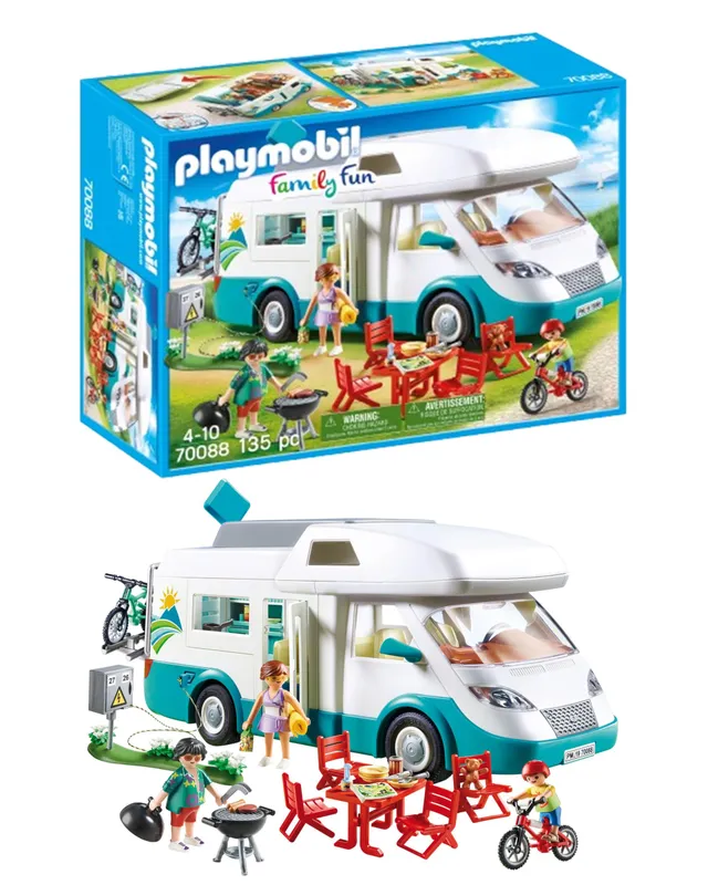 PLAYMOBIL My Life 70088 Camper con Famiglia in Vacanza 135 Pezzi