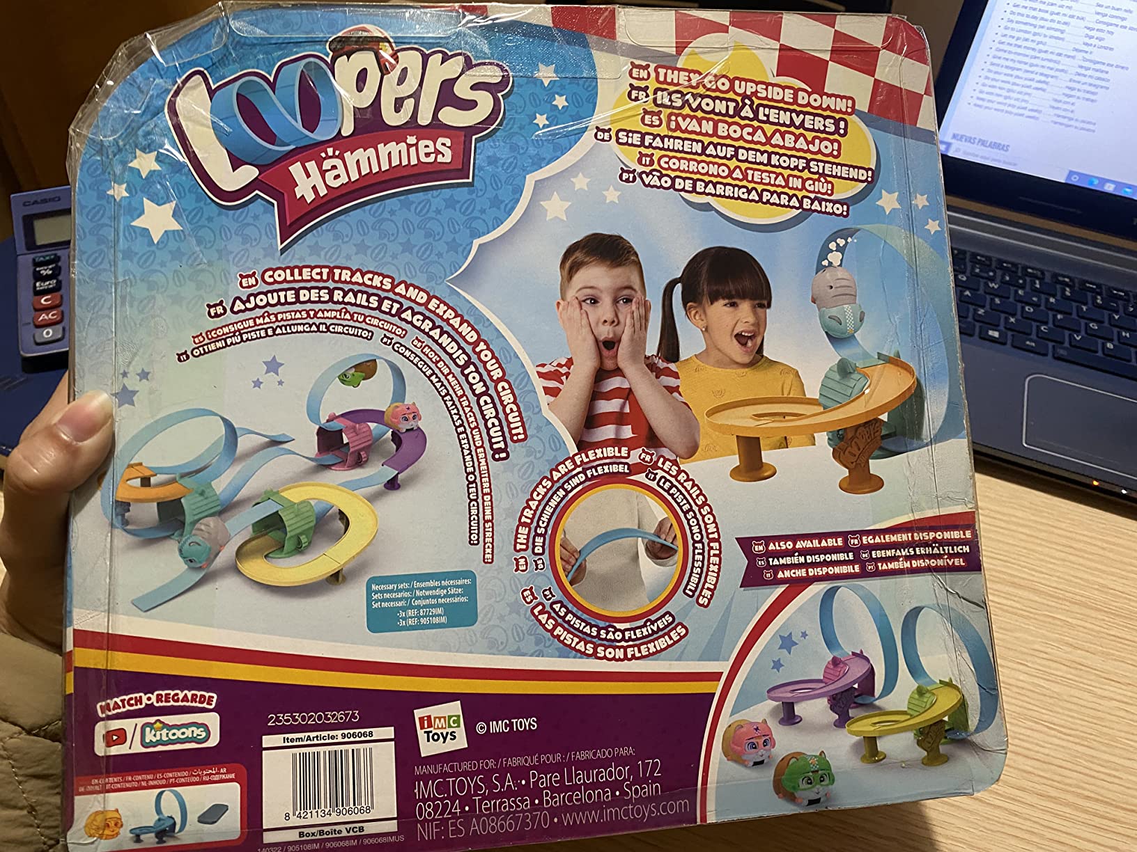 Imc Toys Loopers Hammies Ginger criceto interattivo pista