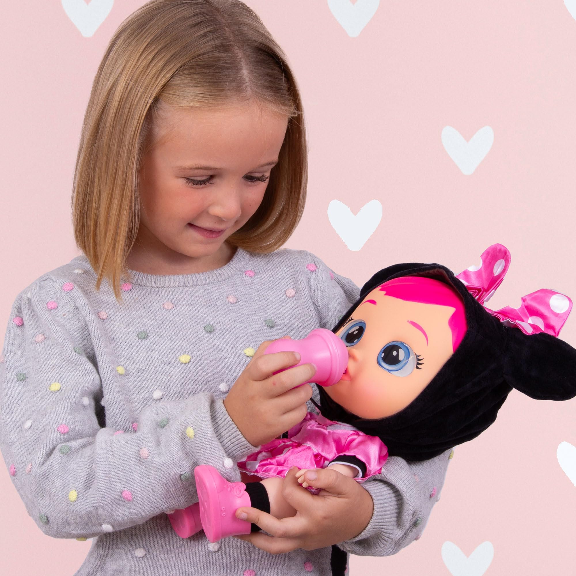 IMC Toys Cry Babies Disney Minnie Bambola 30 cm Lacrime Vere