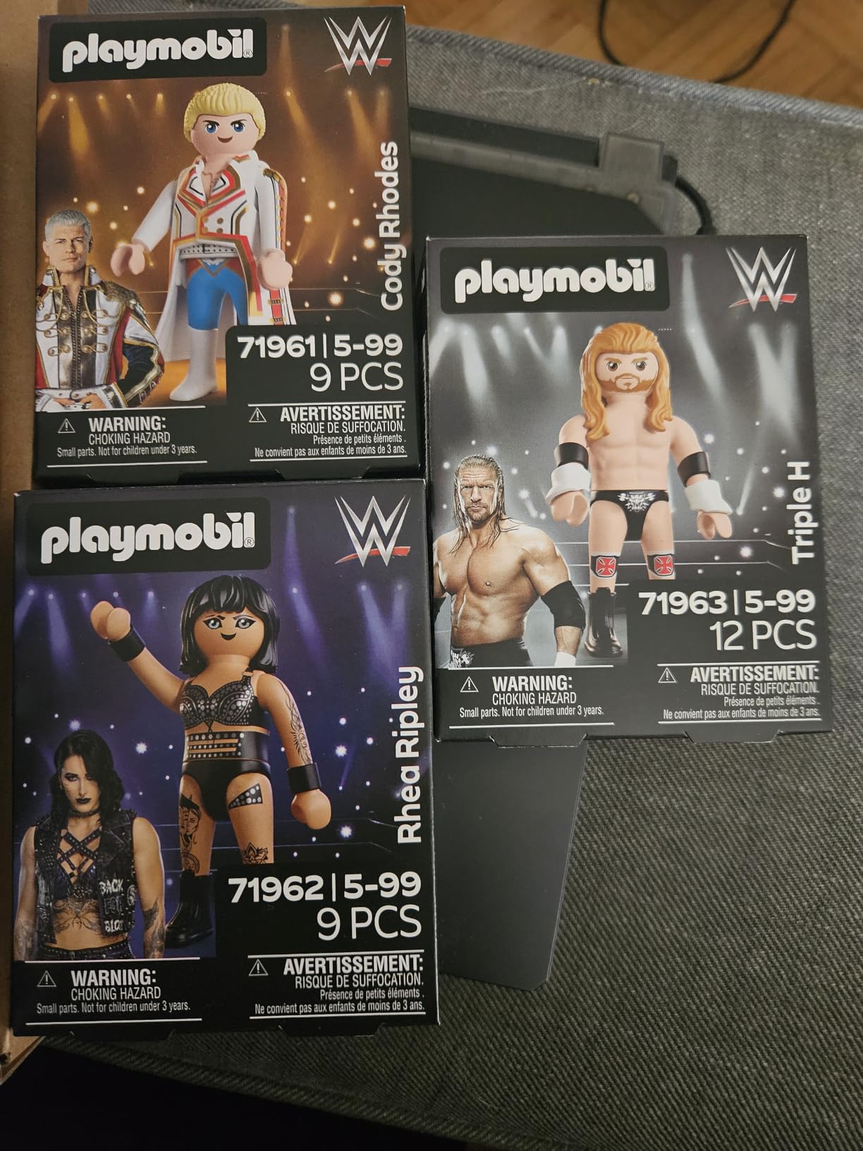 PLAYMOBIL WWE 210527 personaggi wrestling 7 superstar