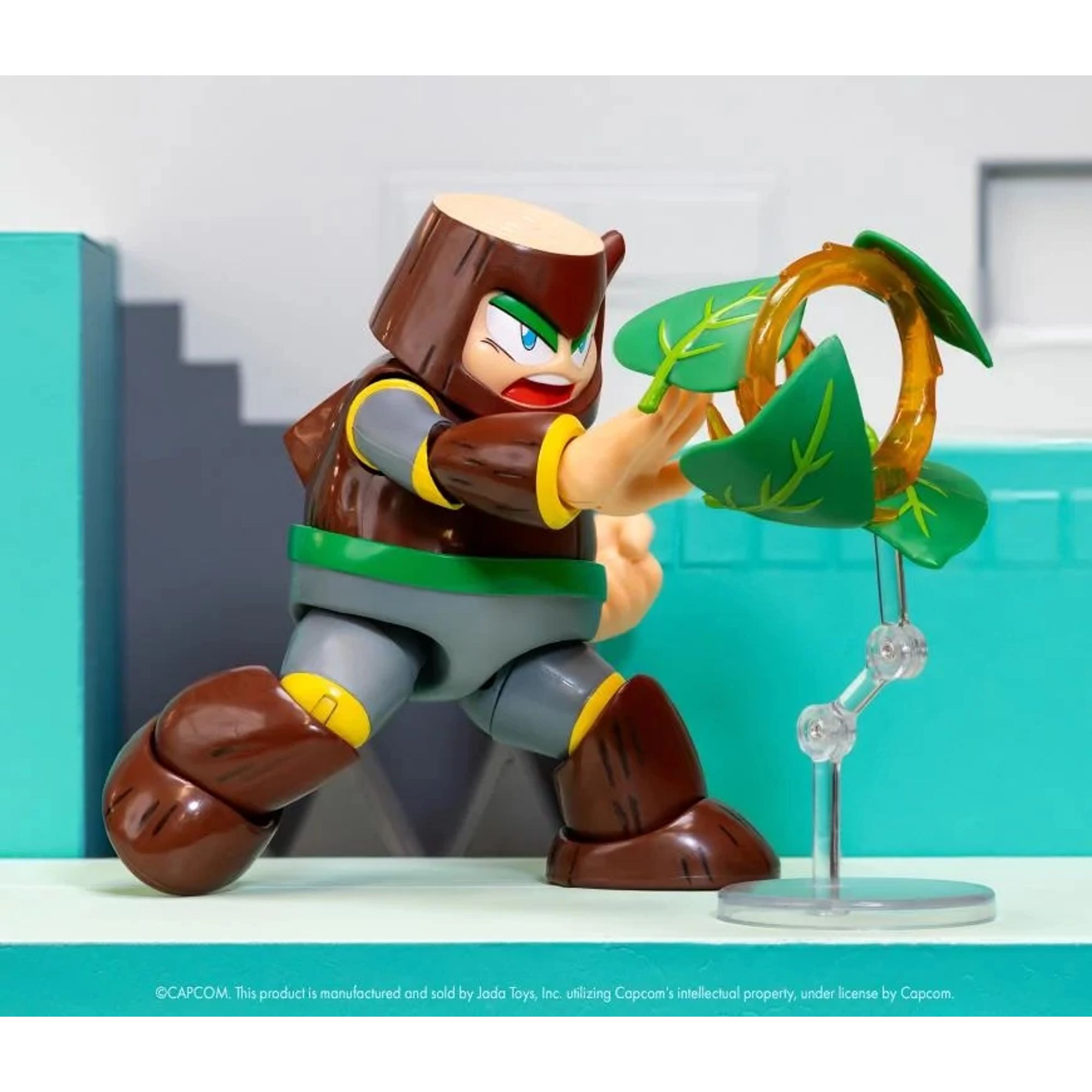 Jada Toys Mega Man Wood Man action figure scala 1/12