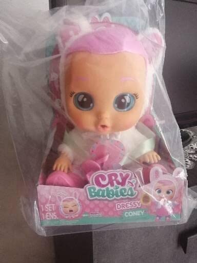Cry Babies Dressy Coney coniglio bambola interattiva lacrime vere