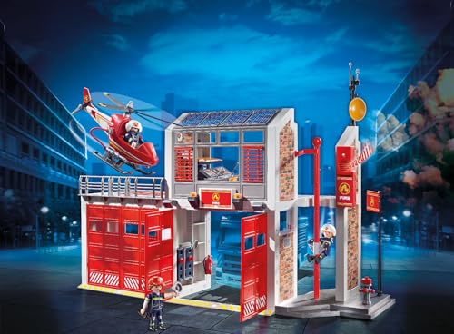 PLAYMOBIL City Action 9462 Caserma Pompieri Playset 181 Pezzi