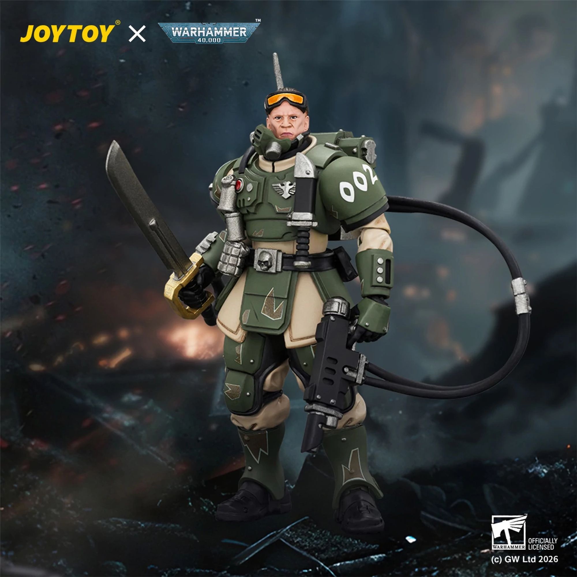 JoyToy Astra Militarum Kasrkin 7 action figure Warhammer 40K