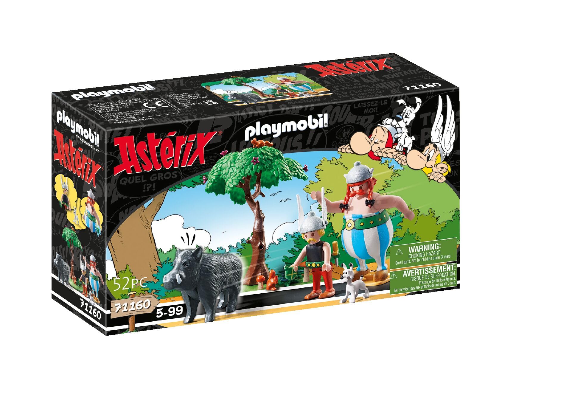 Playmobil Asterix 71160 playset Caccia al Cinghiale 52 pezzi