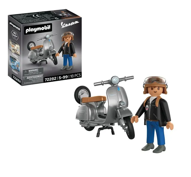 Playmobil Vespa 72282 80° Anniversario scooter crema 4+ anni